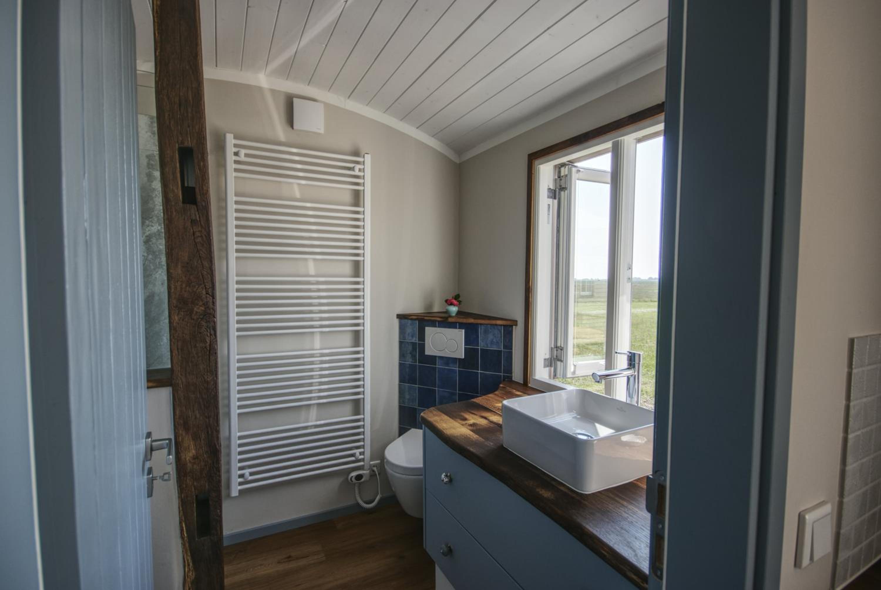 Schäferwagen Tiny House auf dem Friesenhof