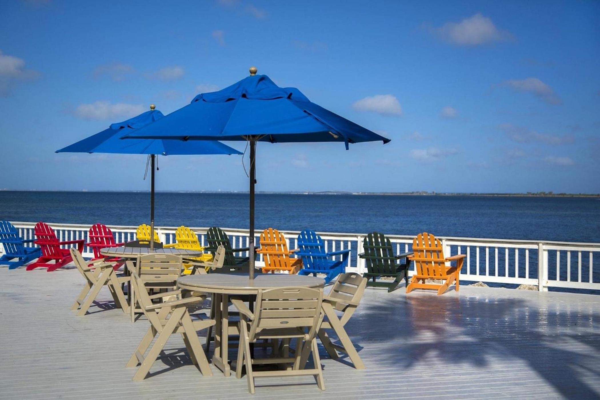 outdoor BBQ area