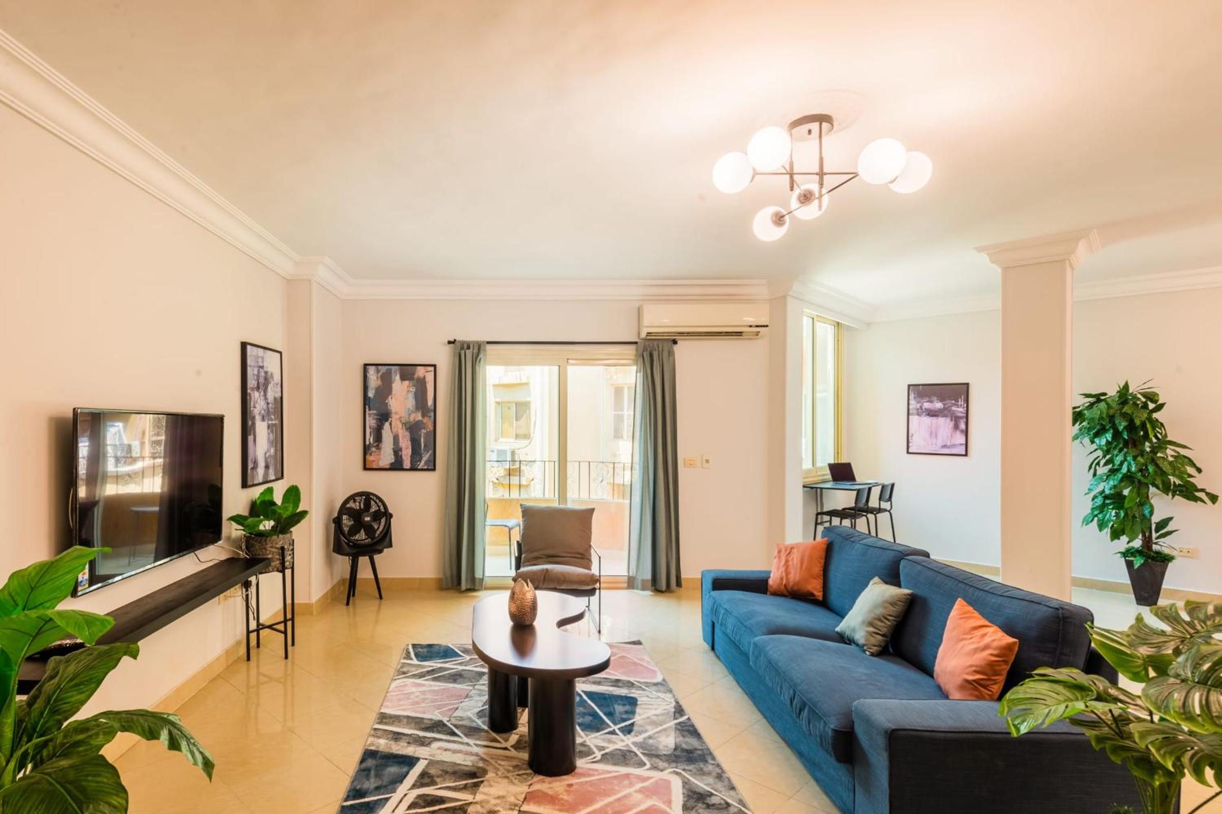 Distinct & Decent 2 BDR Apt Steps From Nightlife and Airport