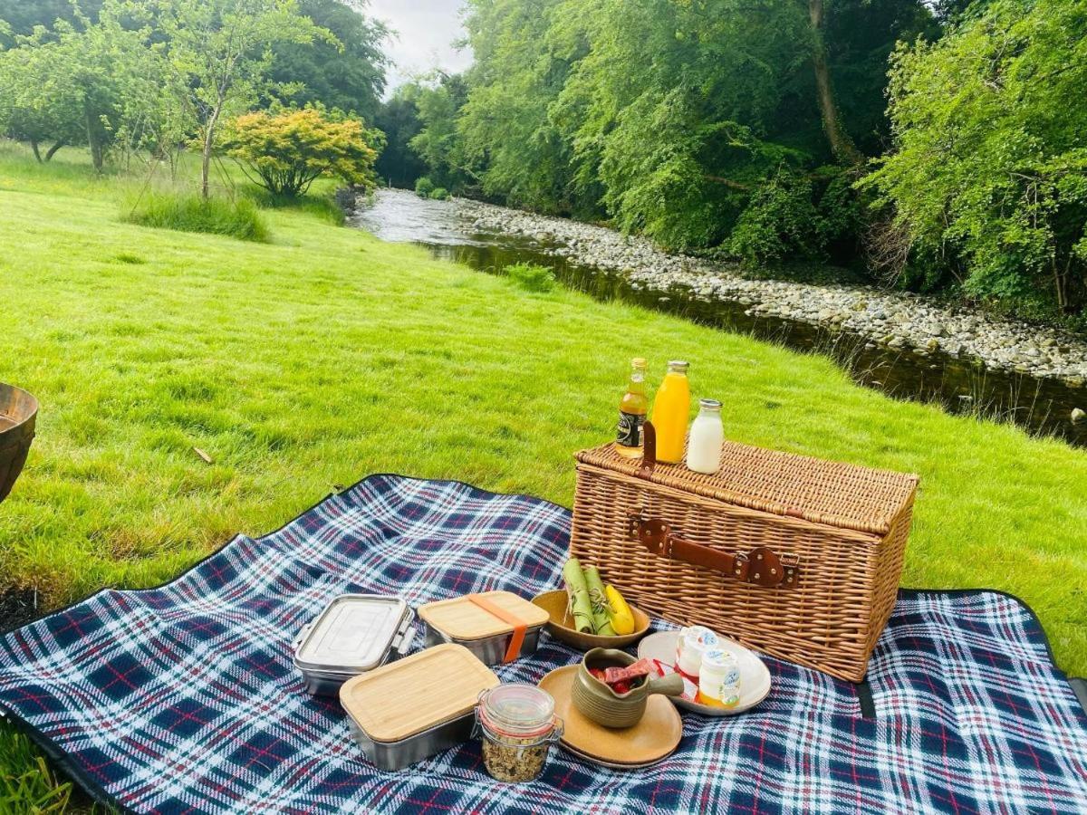 outdoor BBQ area