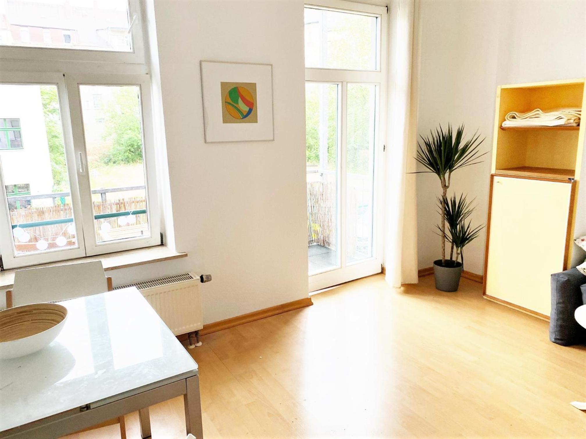 Schöne, ruhige Zweiraumwohnung im angesagten Altlindenau