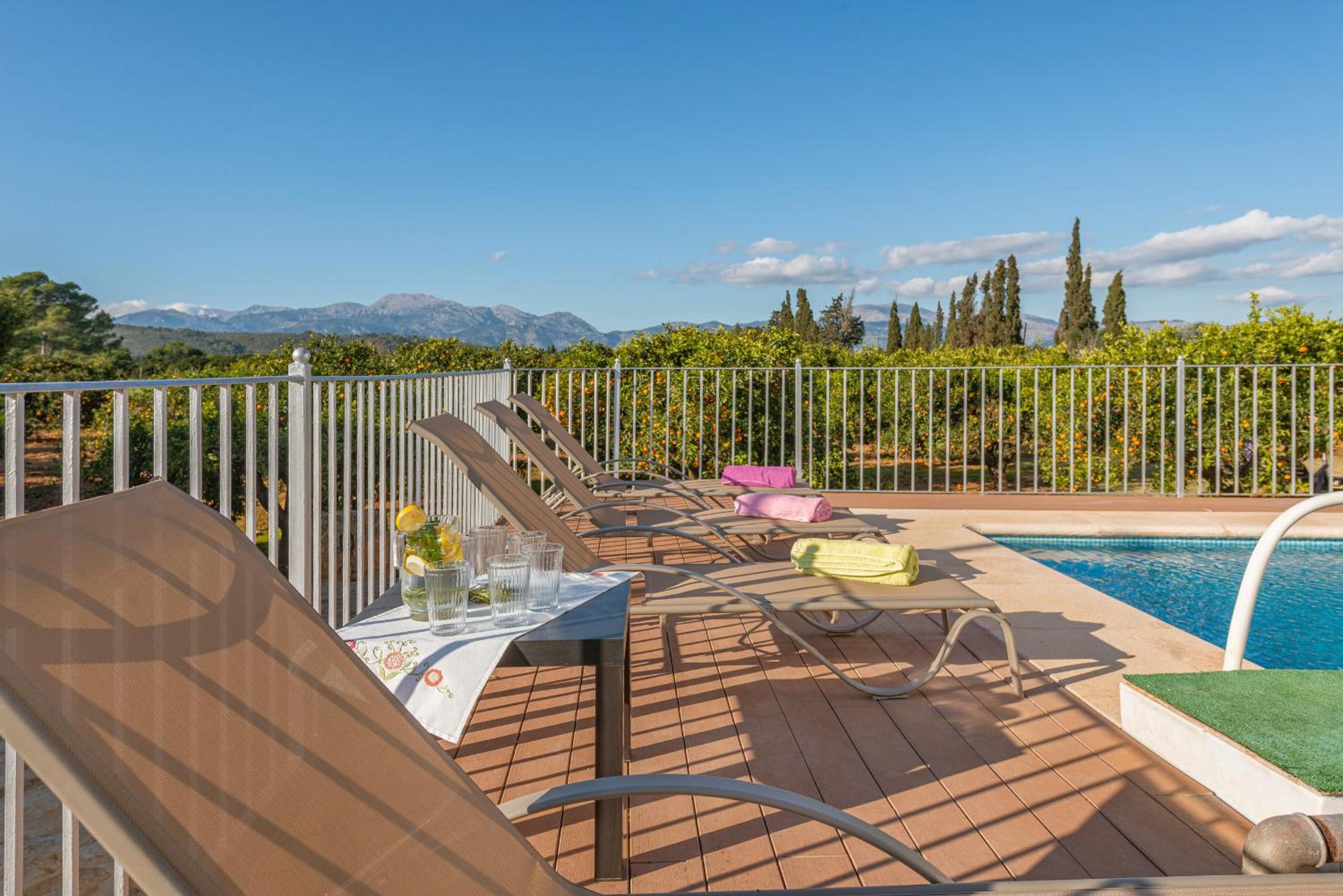 Can Rafelino, pool and relax view 3