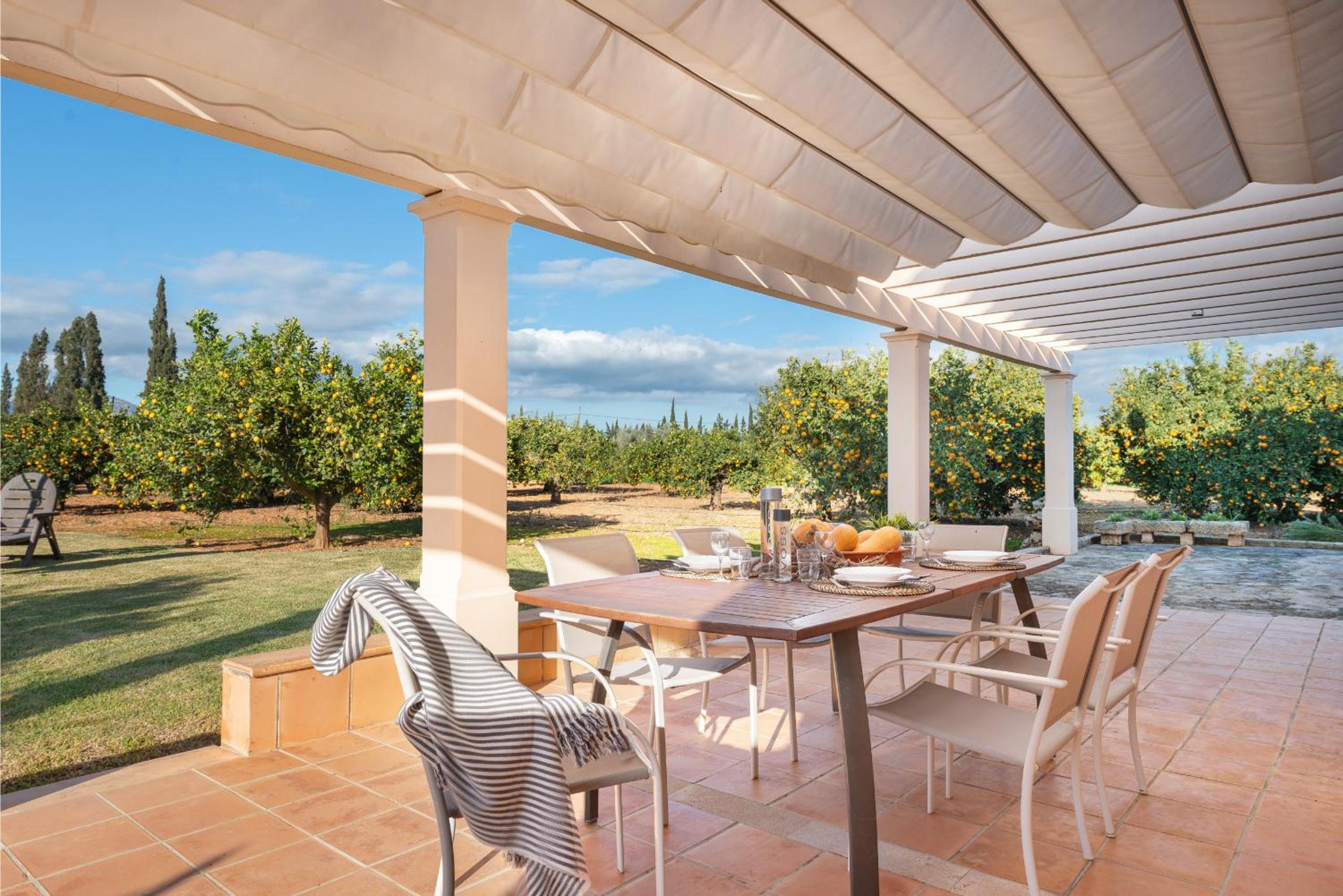 Can Rafelino, pool and relax view 2