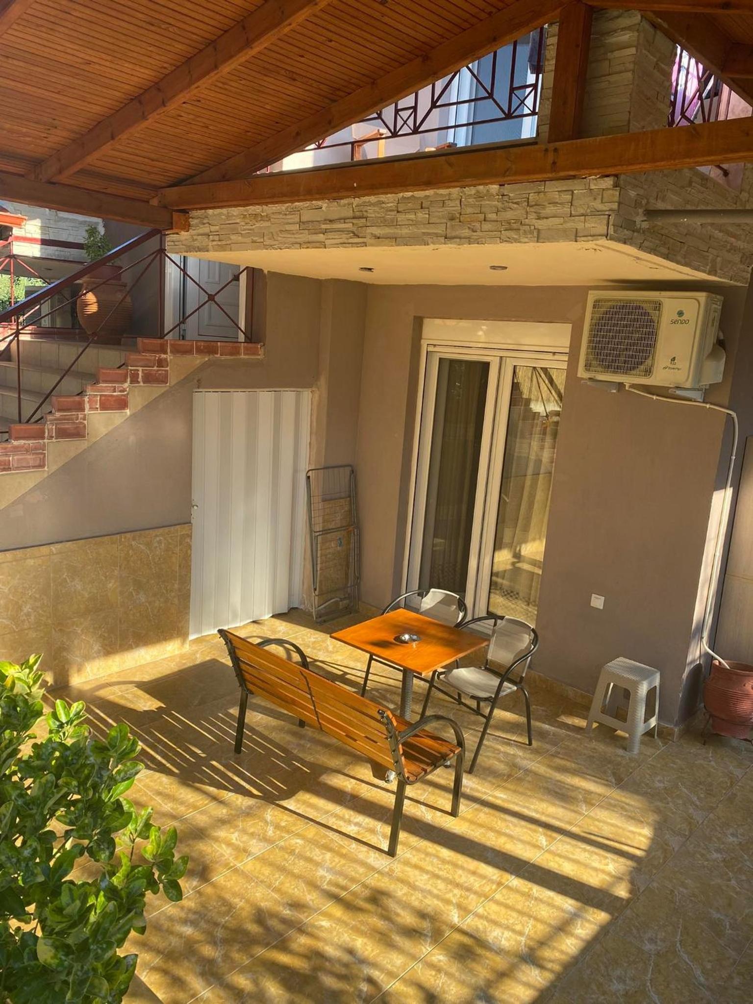 outdoor BBQ area