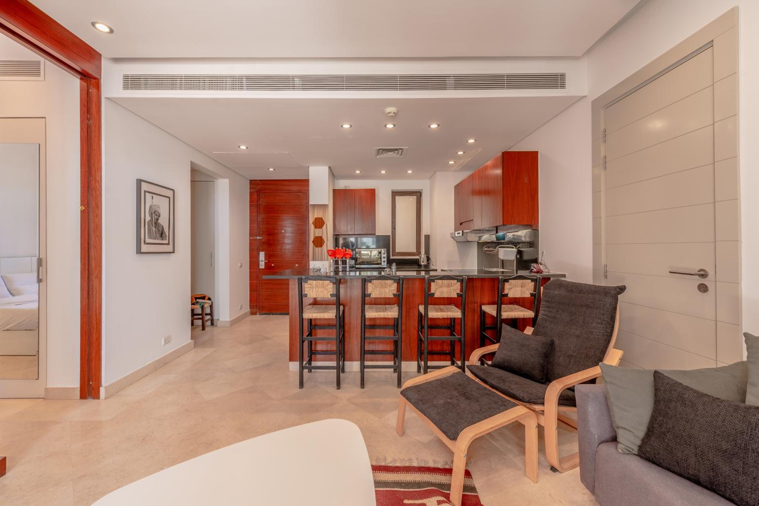 Classy 1-Bedroom Apartment in Ancient Sands with Pool View