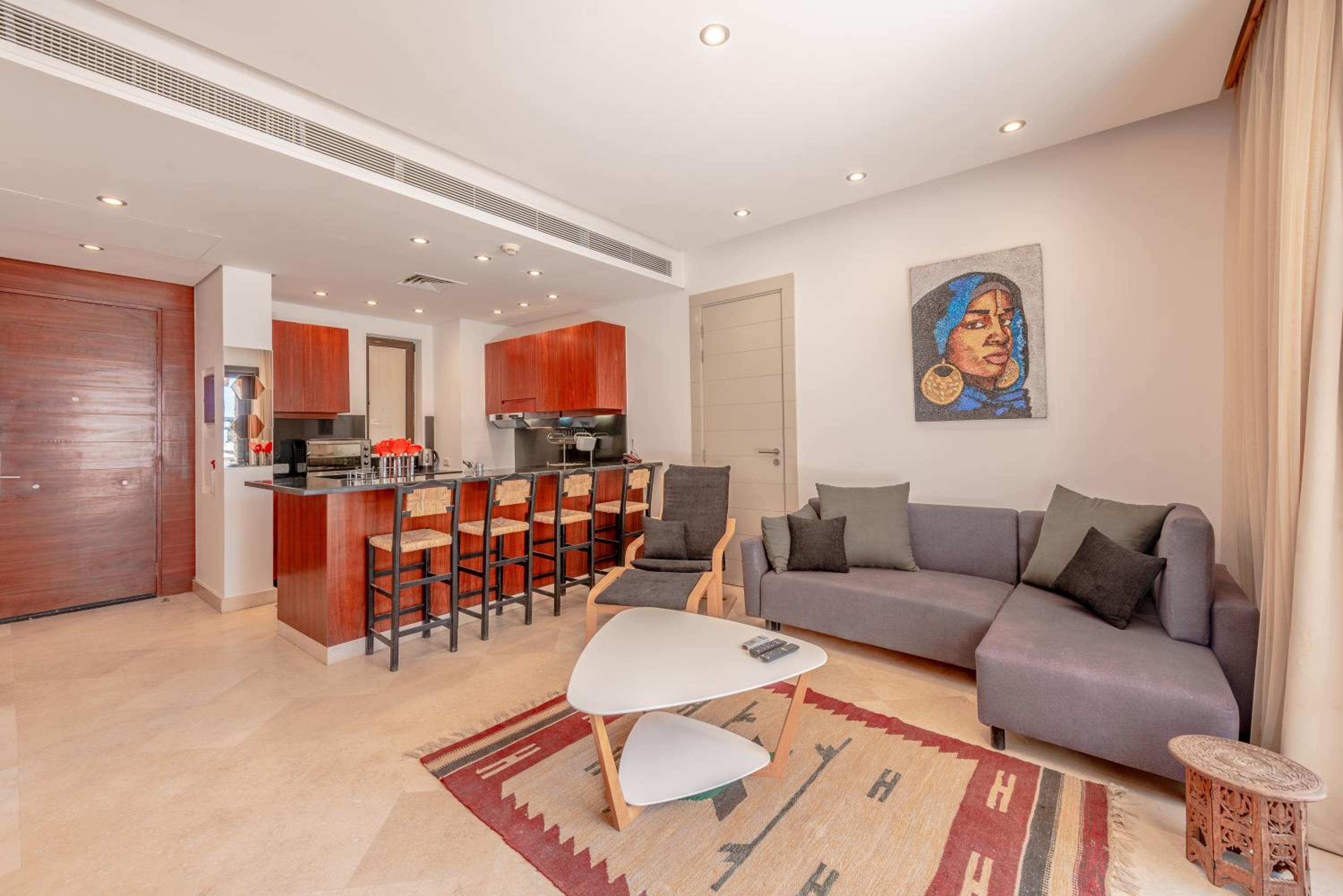 Classy 1-Bedroom Apartment in Ancient Sands with Pool View