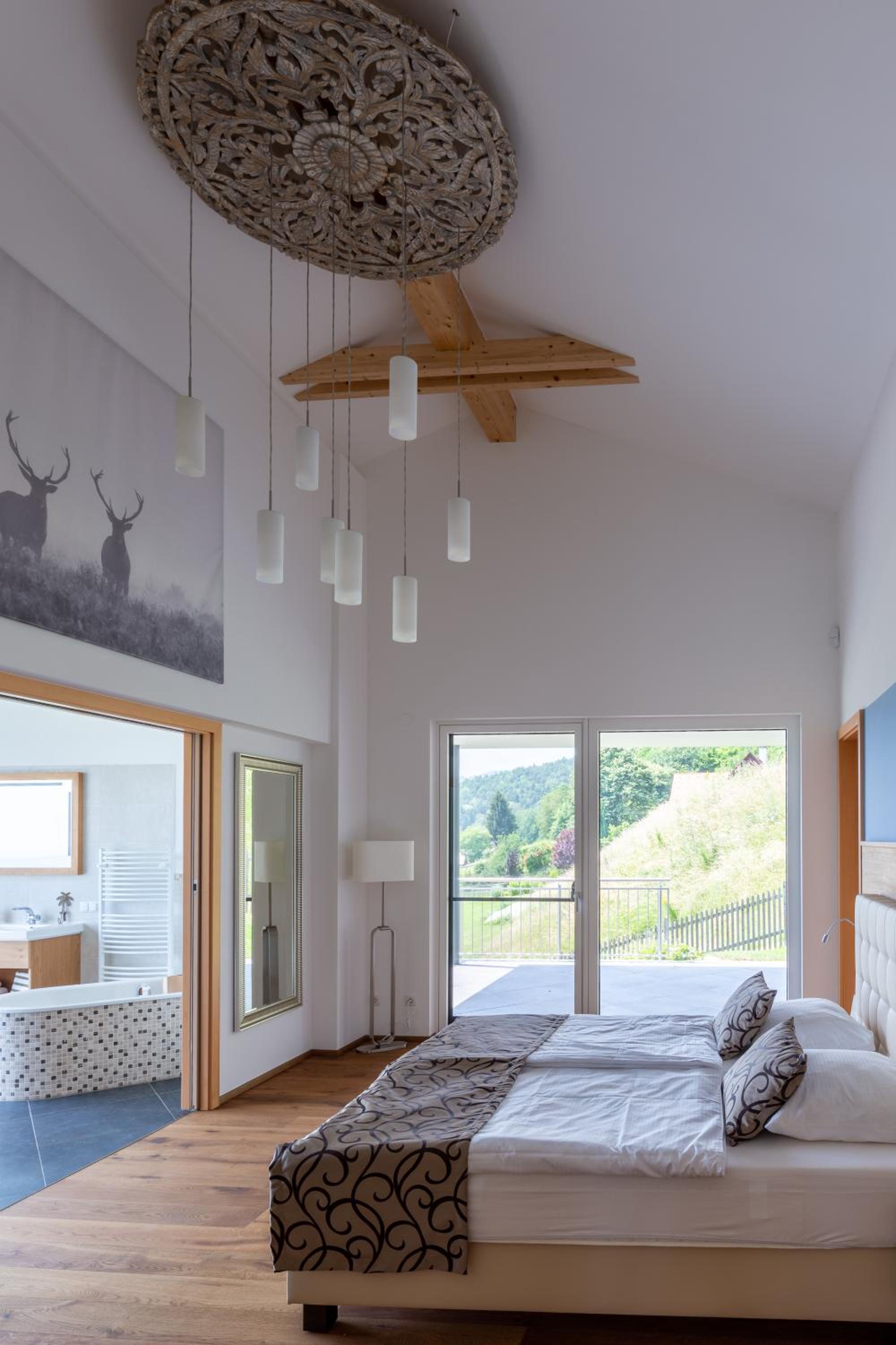 Greim15 --- ganzes Ferienhaus mit Fernsicht, Pool, Wellness