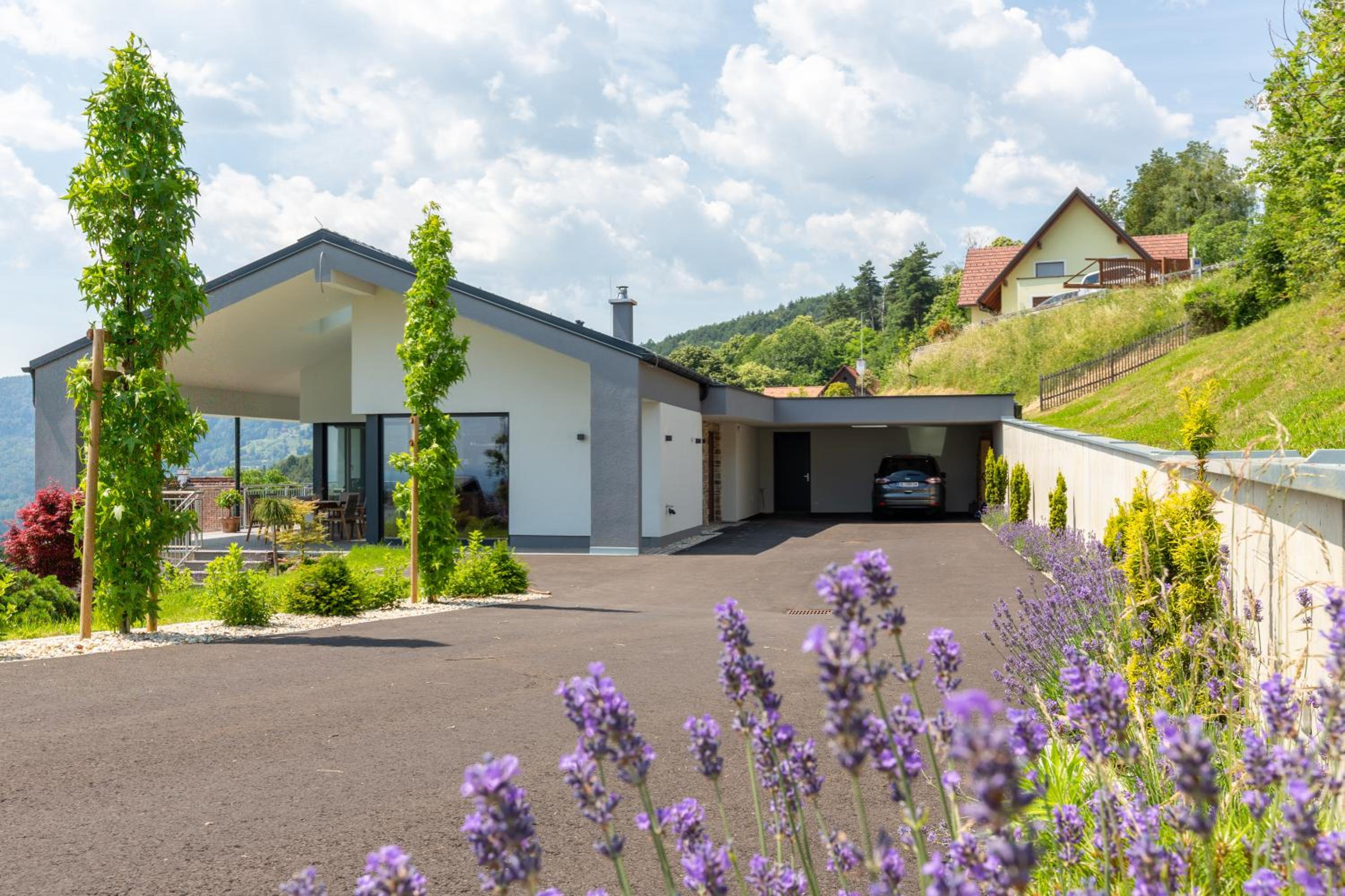 Greim15 --- ganzes Ferienhaus mit Fernsicht, Pool, Wellness