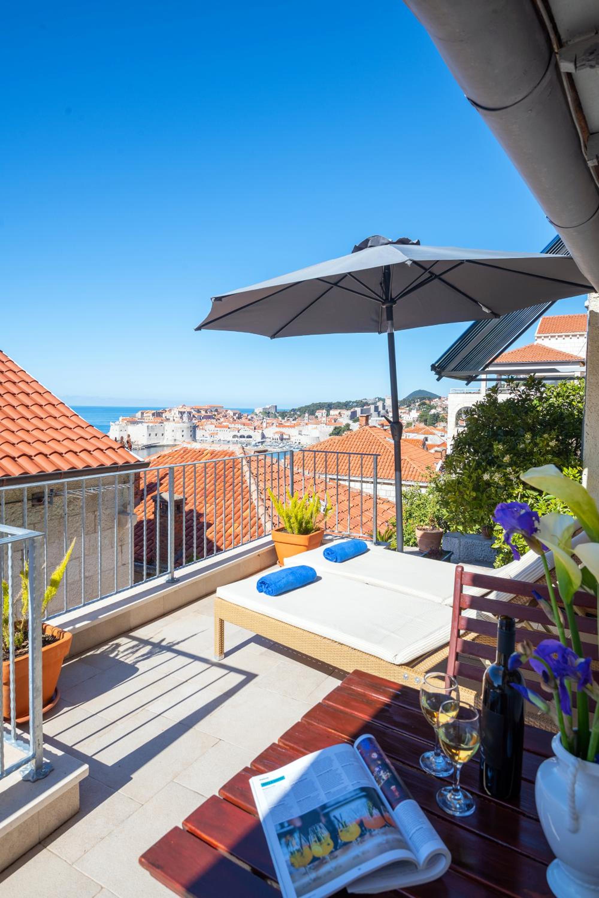 Sunset over the Dubrovnik's Old Town