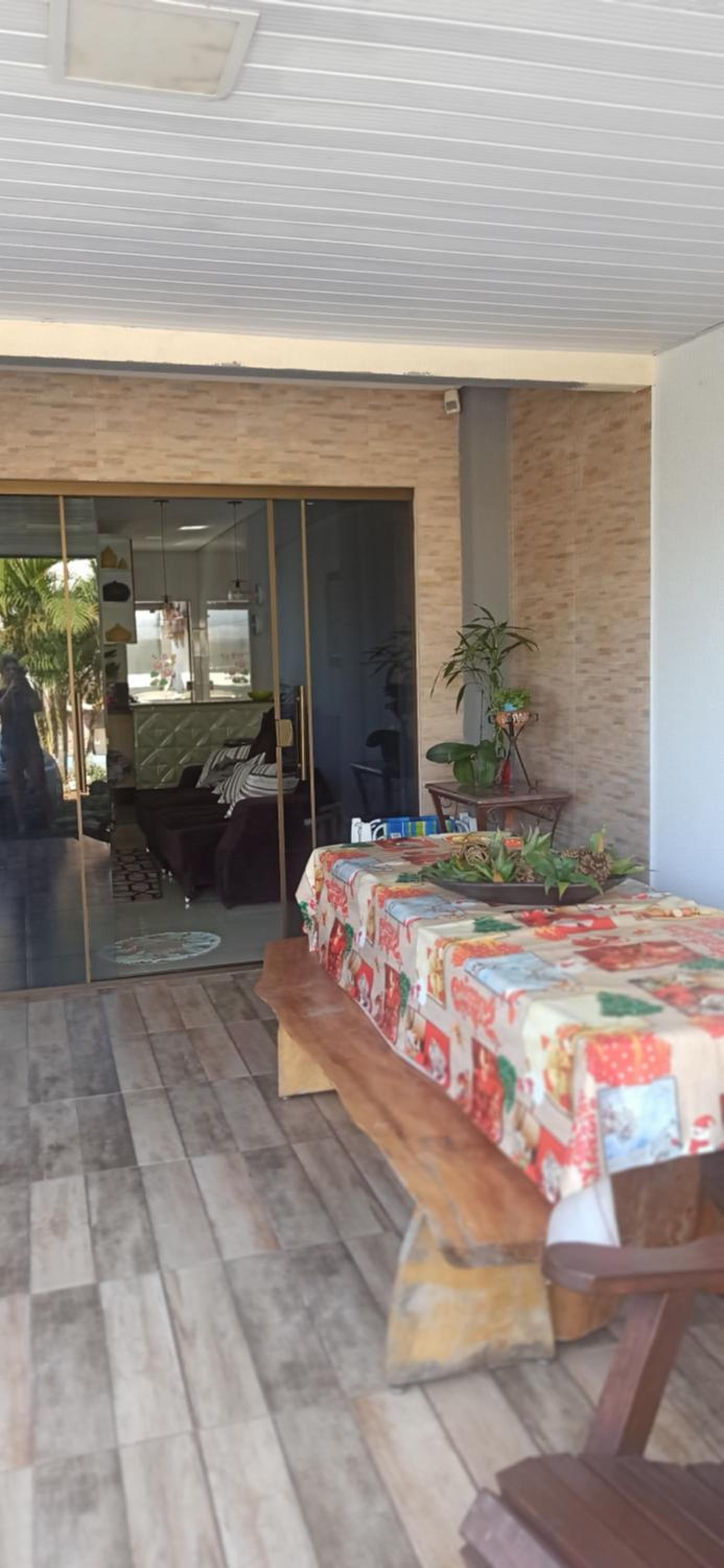 outdoor BBQ area