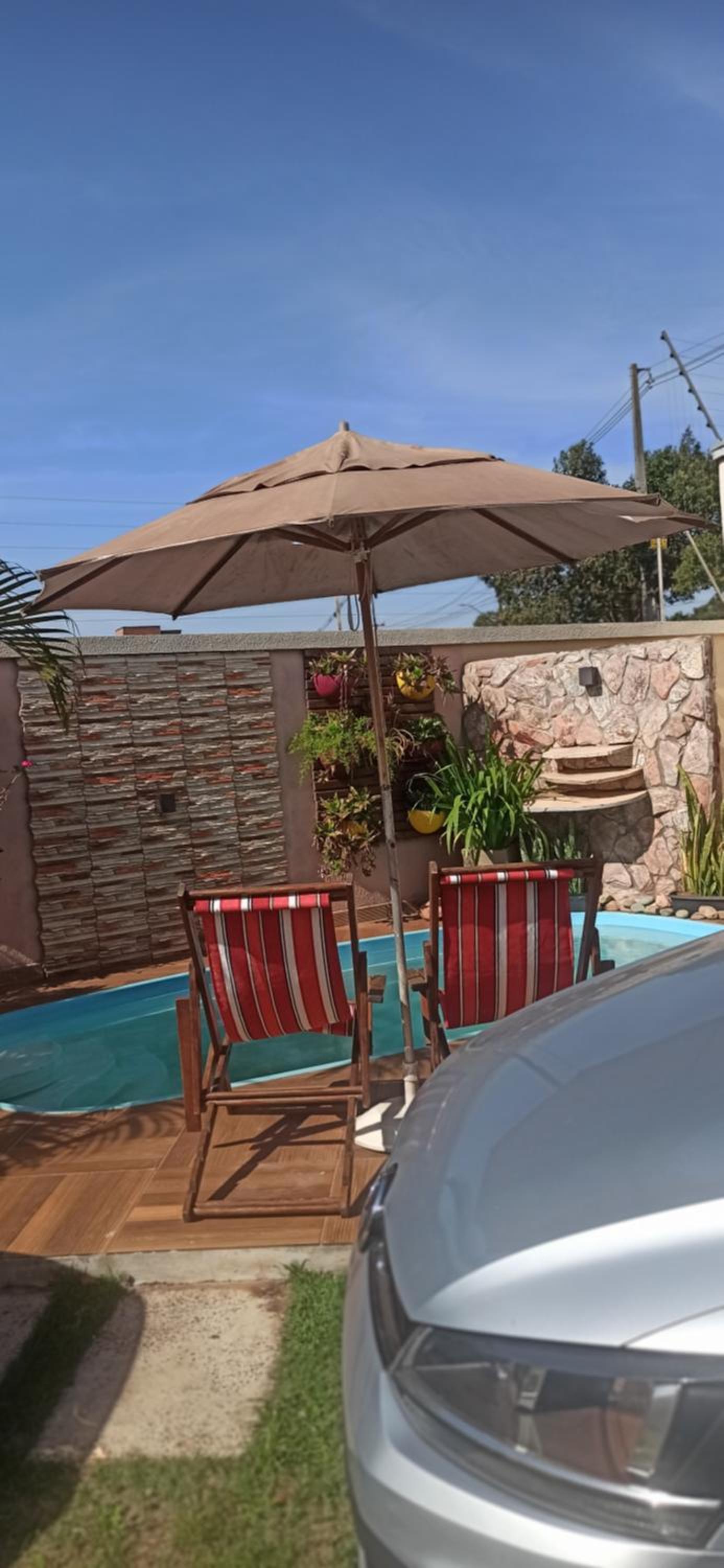 outdoor BBQ area