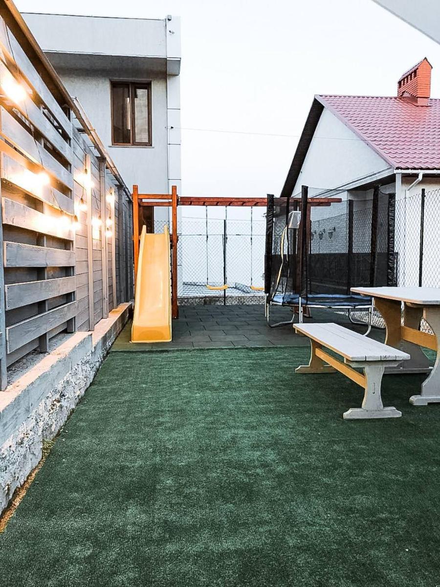 outdoor BBQ area