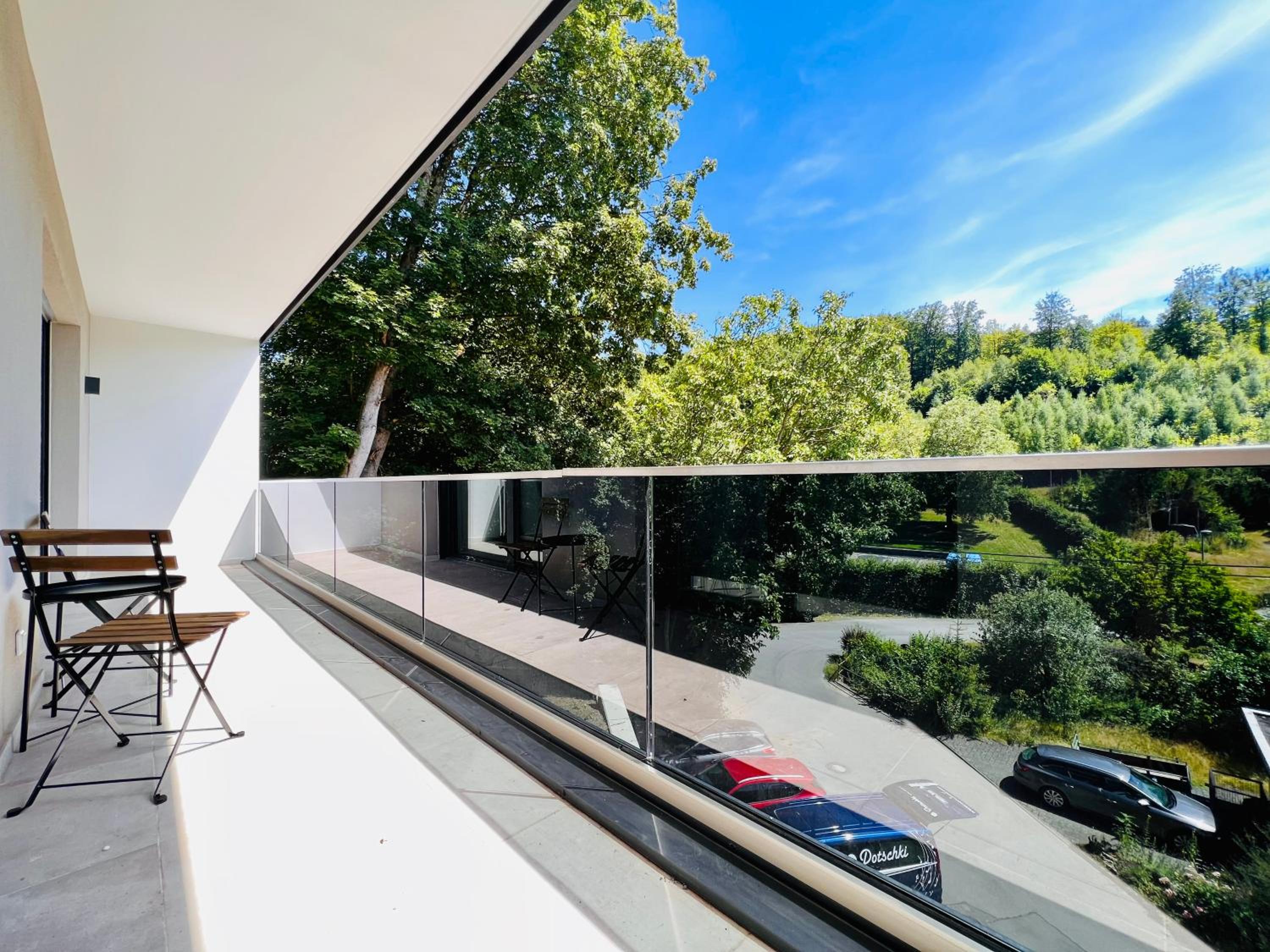 Idyllische Ferienwohnung mit Balkon & Ausblick