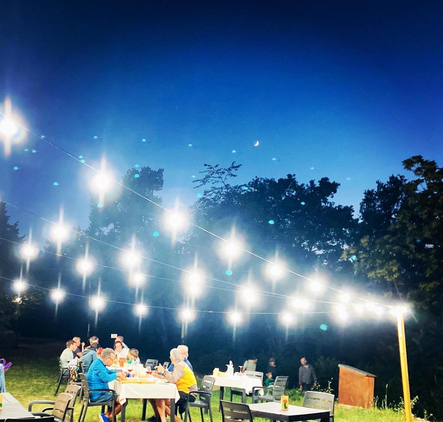 outdoor BBQ area