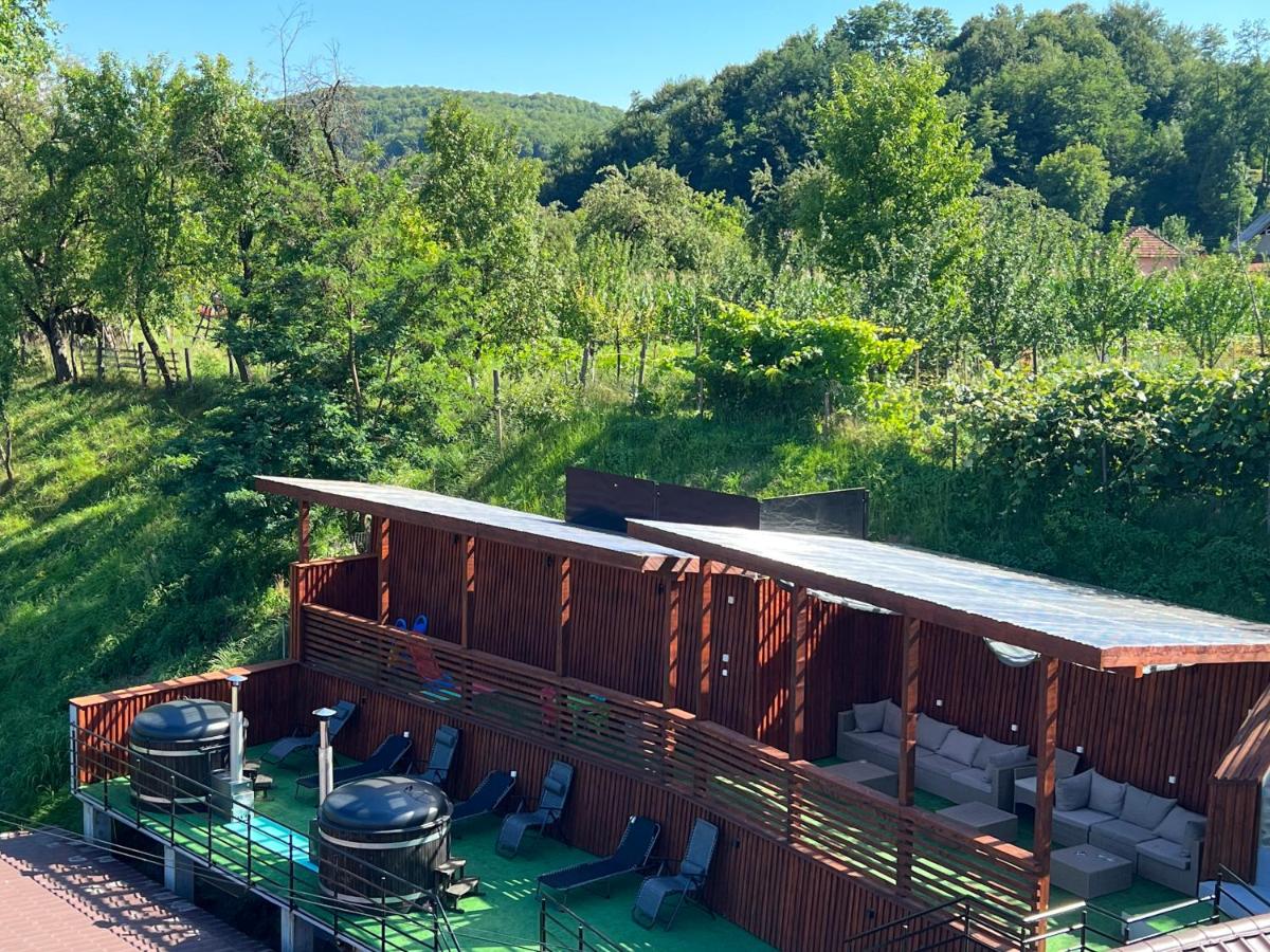 outdoor BBQ area