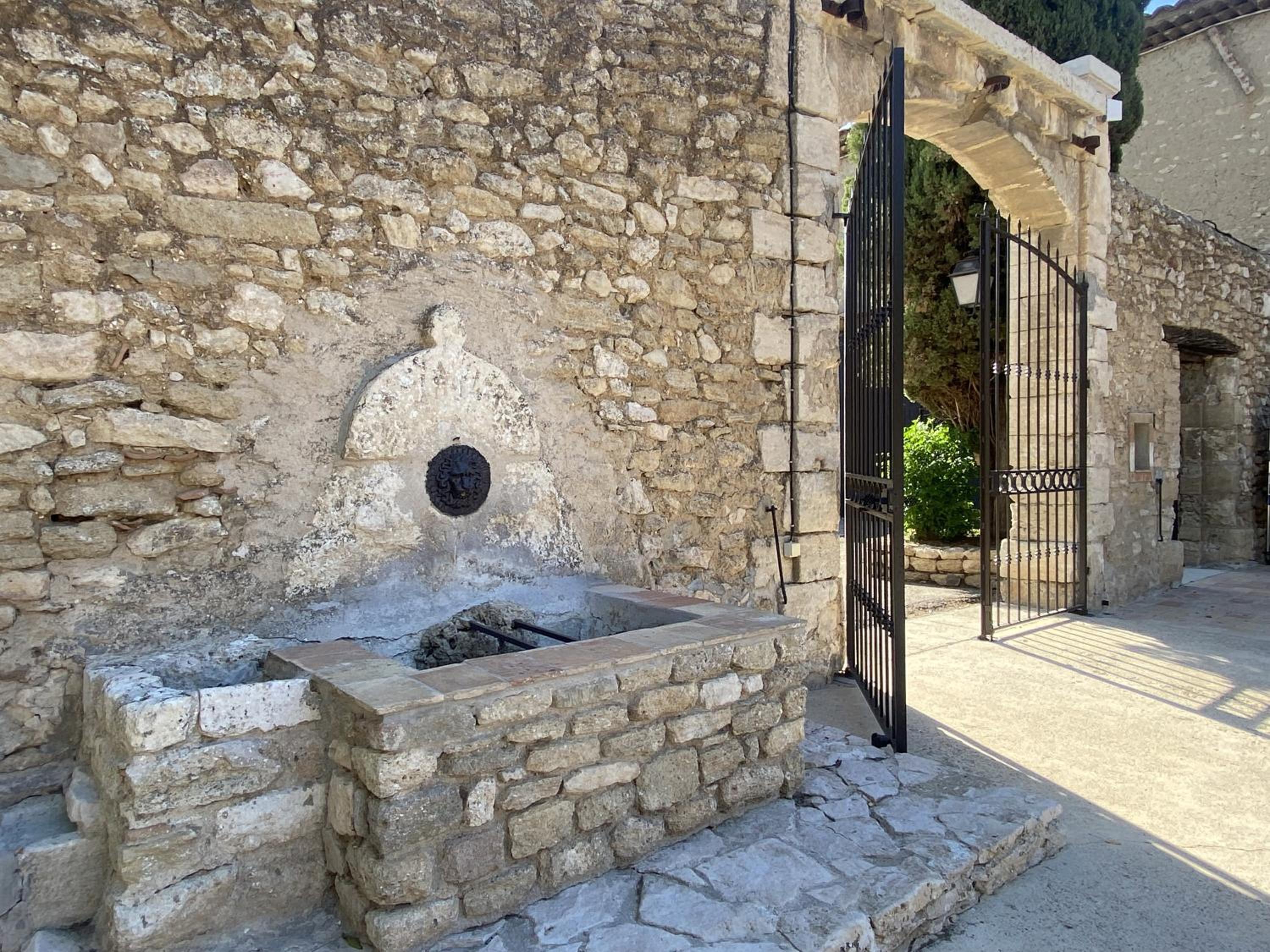 outdoor BBQ area