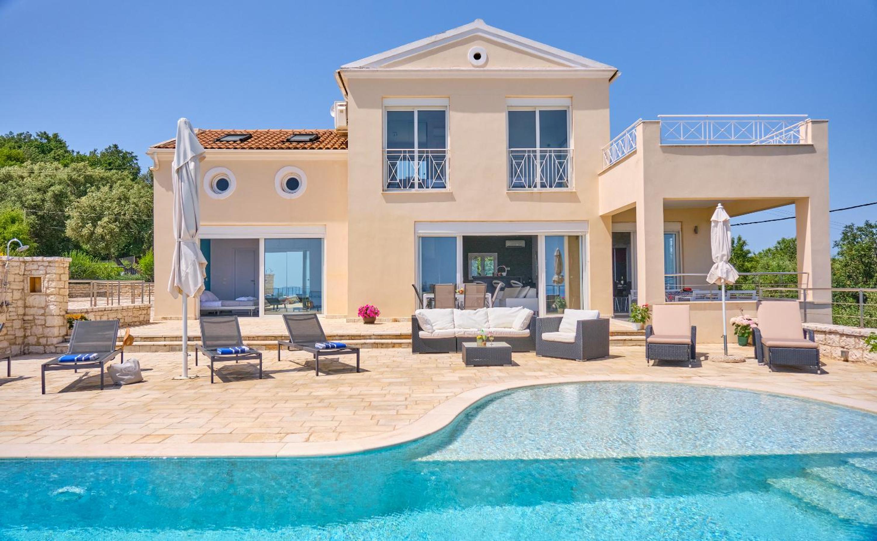 Villa Artisthouse Sinies Corfu view 2