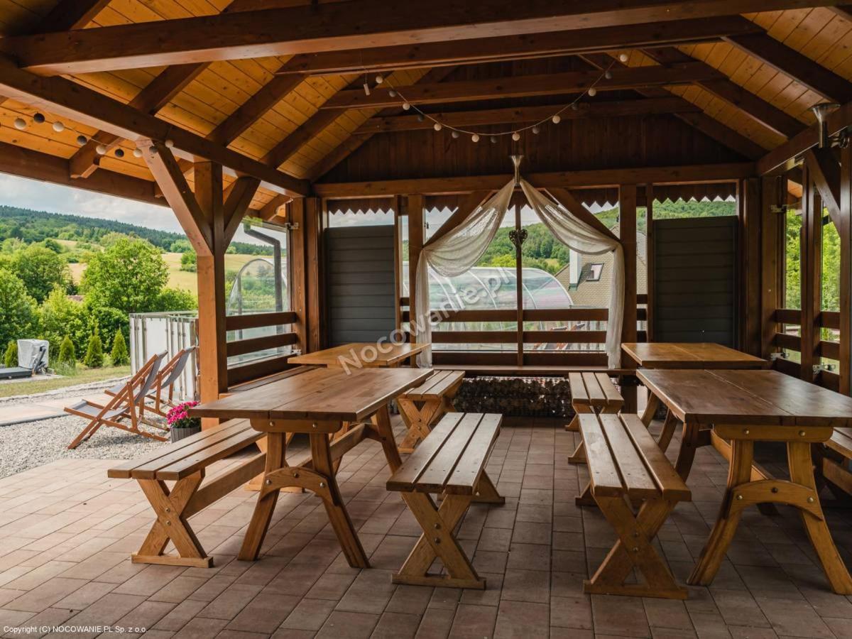 outdoor BBQ area