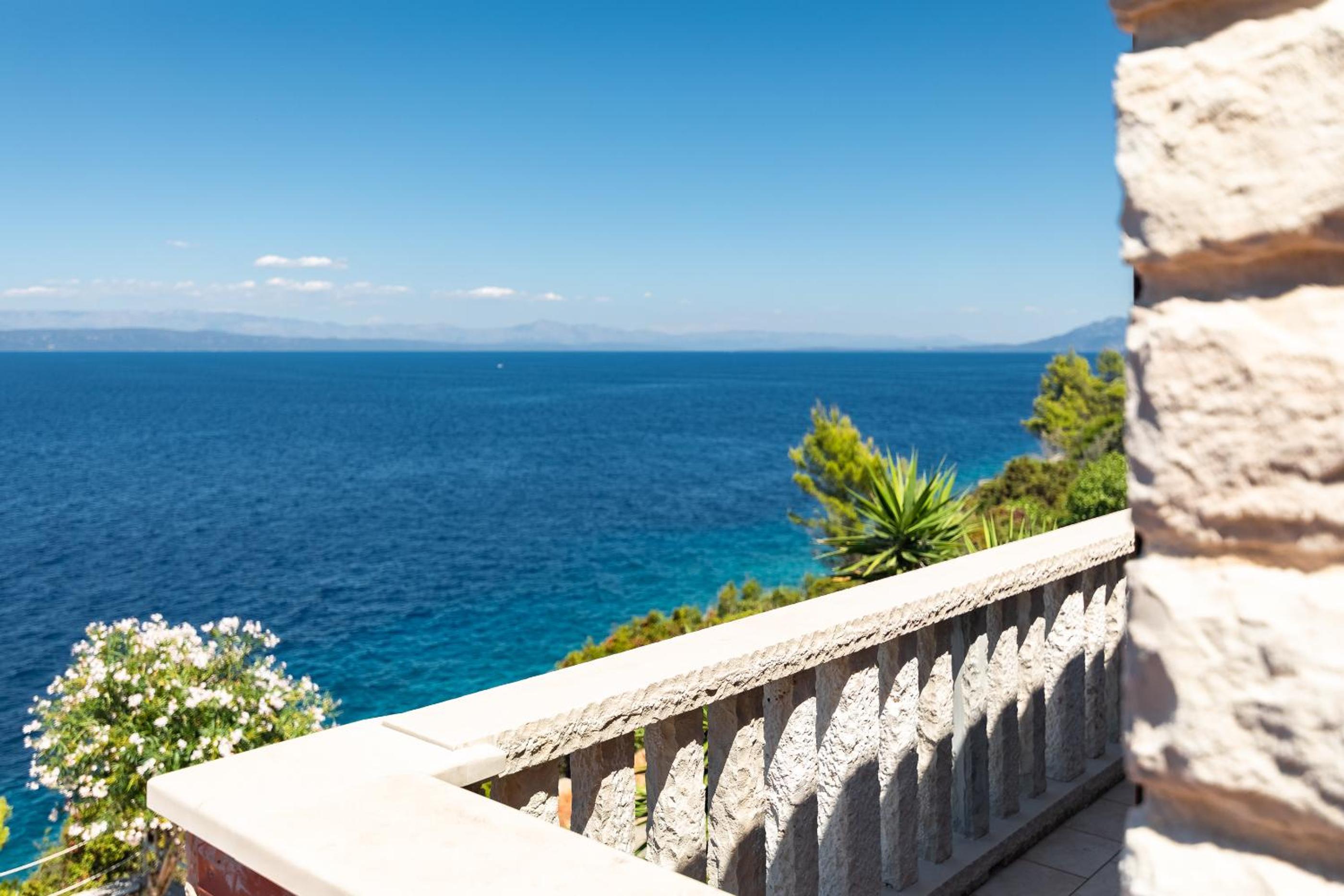 Seafront Stone Villa view 2