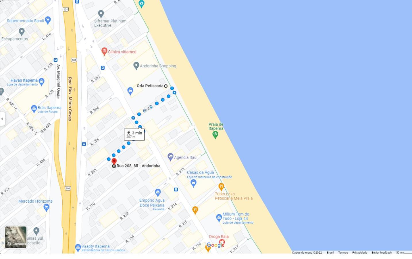 Apartamento 200 metros da praia 03 quartos com ar condicionado - Meia Praia - Itapema