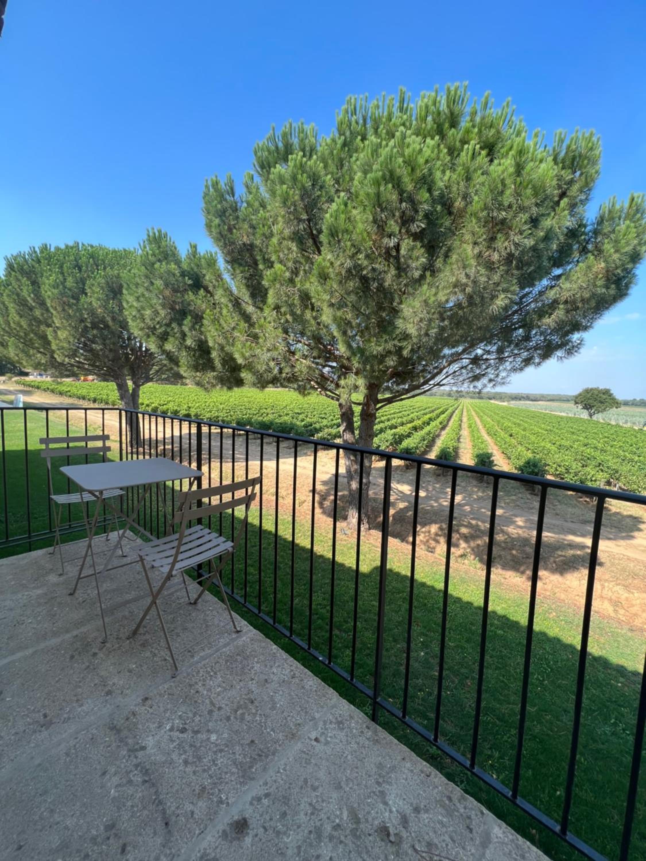 outdoor BBQ area
