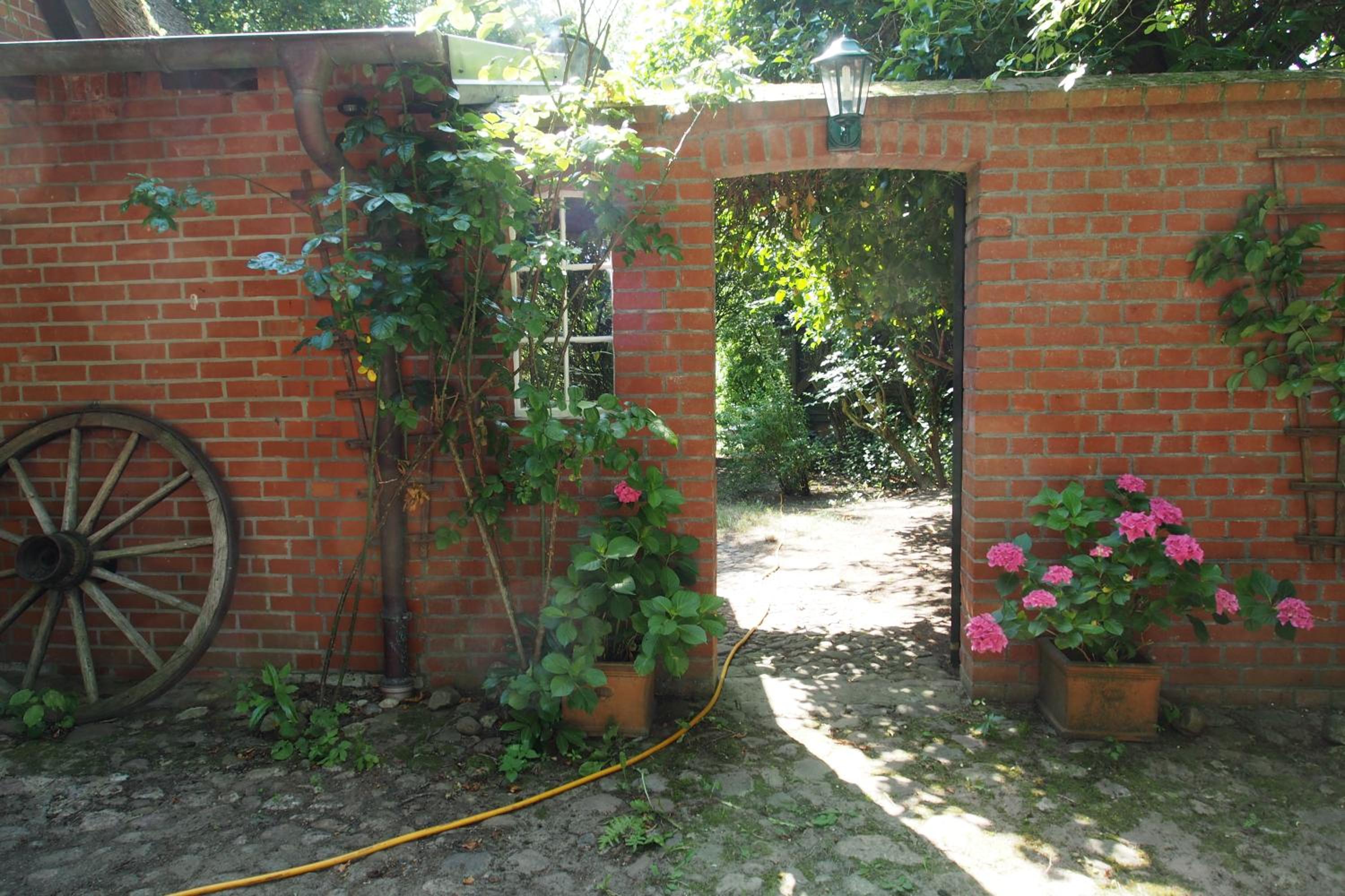 Ferien in einem historischen Bauernhaus mit Garten