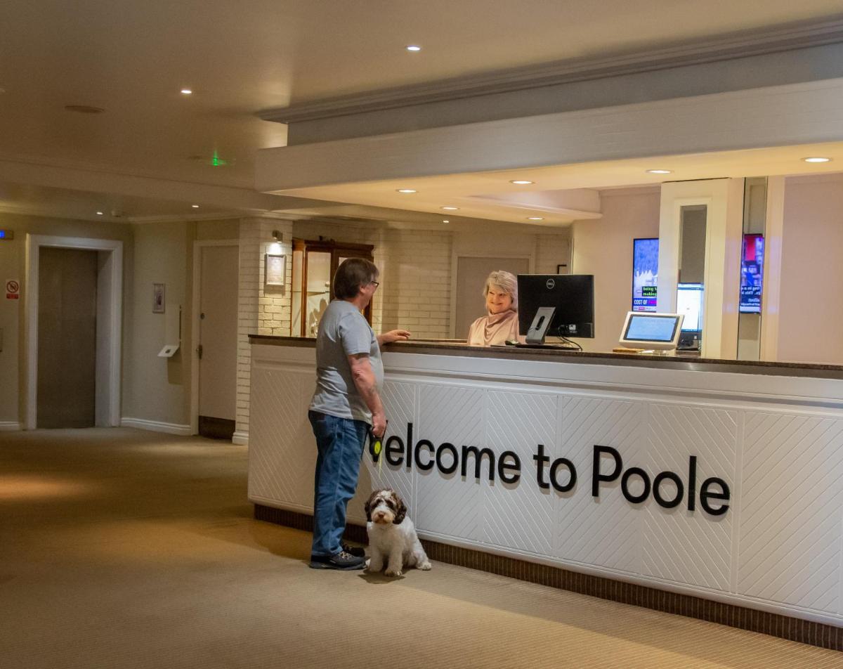 hotel reception