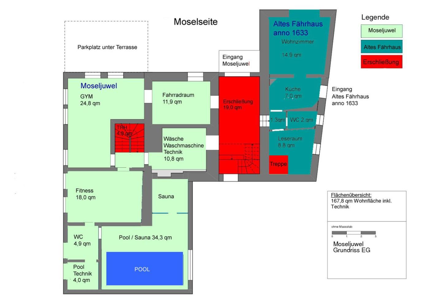 Moseljuwel mit exklusiver Sauna und Indoor Pool