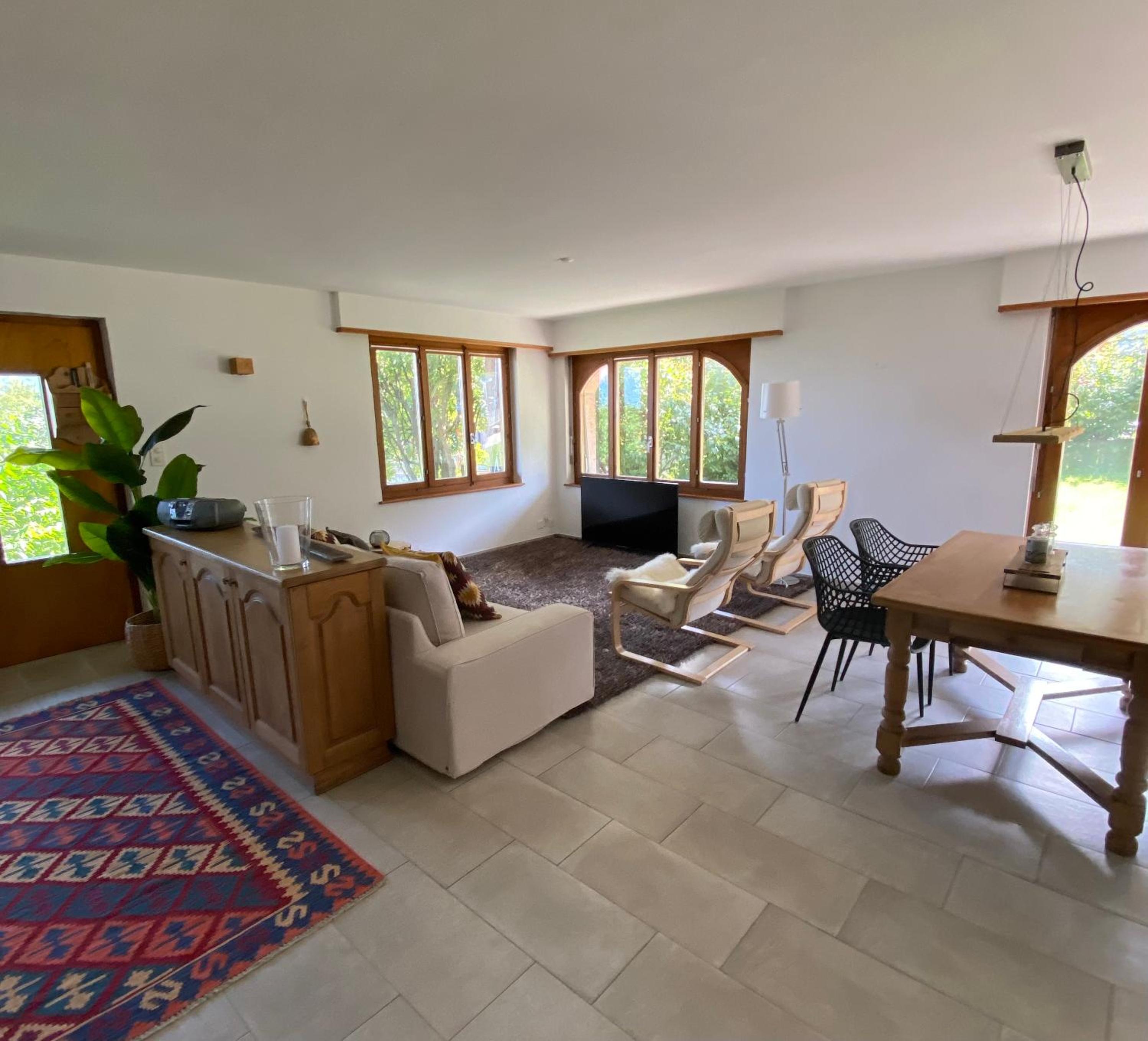 Chalet la Tulipe, mountain view, Terrace, BBQ view 5