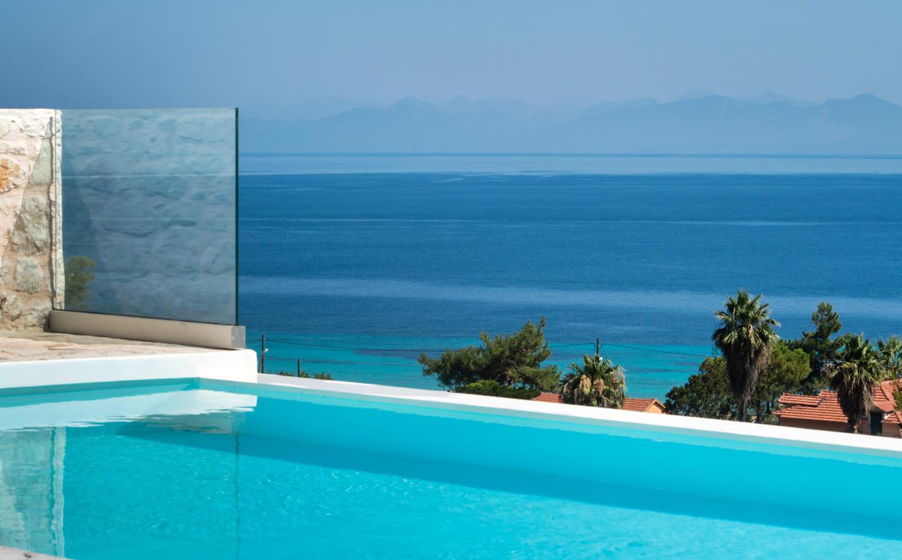 Villa Ouranos - Luxurius modern villa pool, close to the beach photo 5