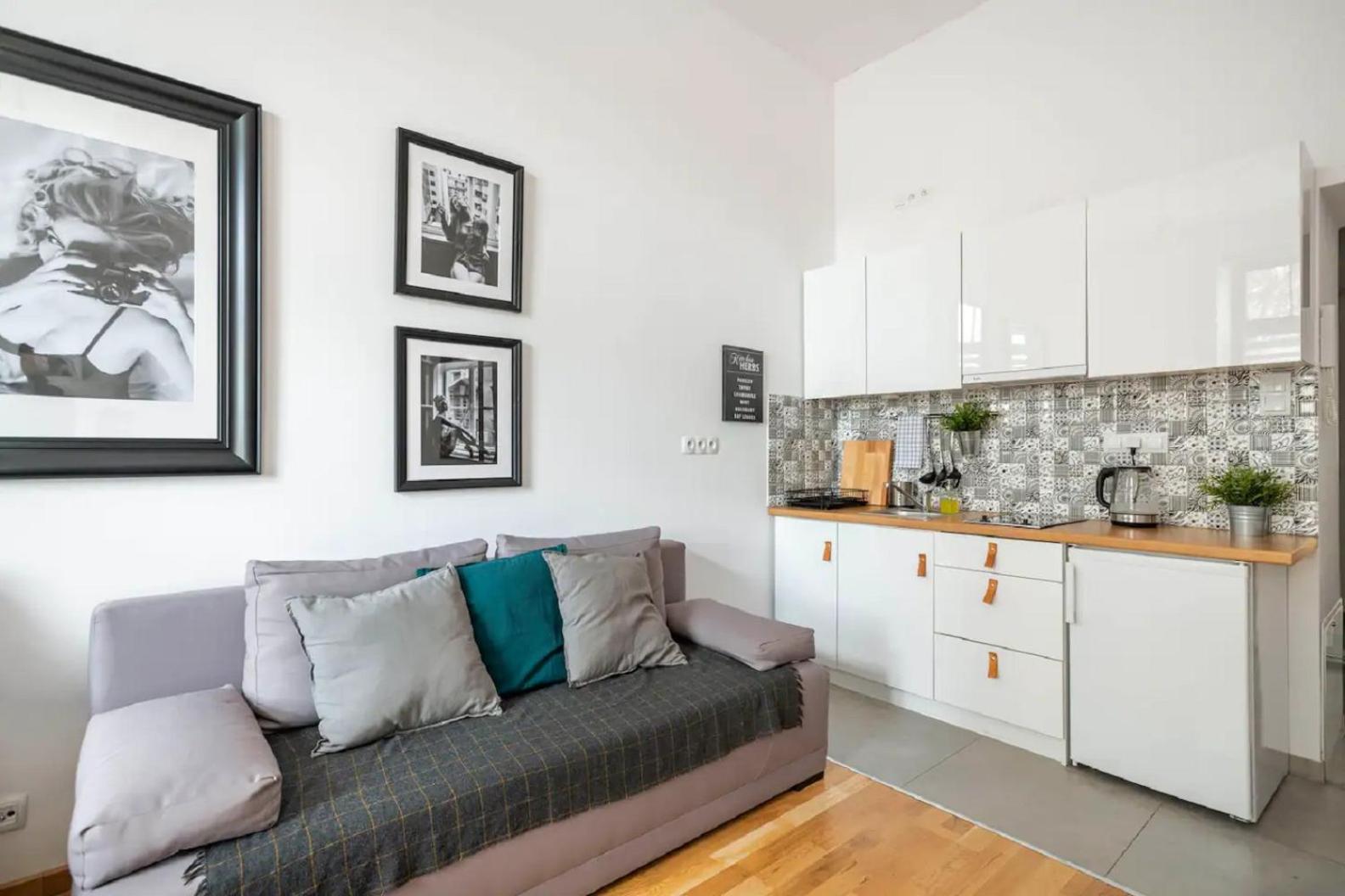 Uroczy apartament obok Opery i Dworca Głównego z Netflix view 5