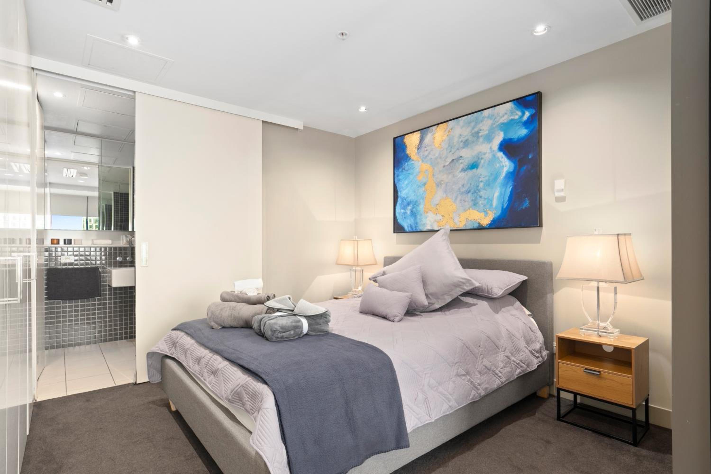 Sophisticated Designer Condo W River & City Views