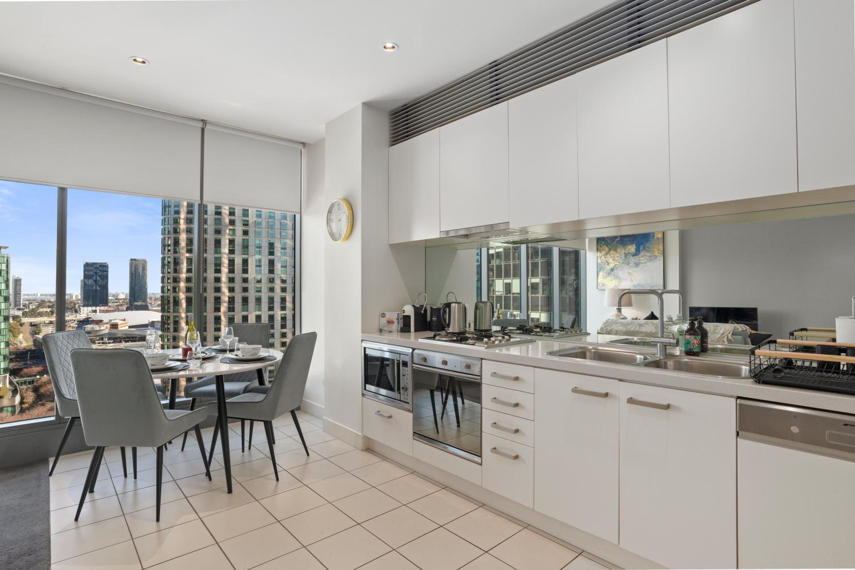 Sophisticated Designer Condo W River & City Views