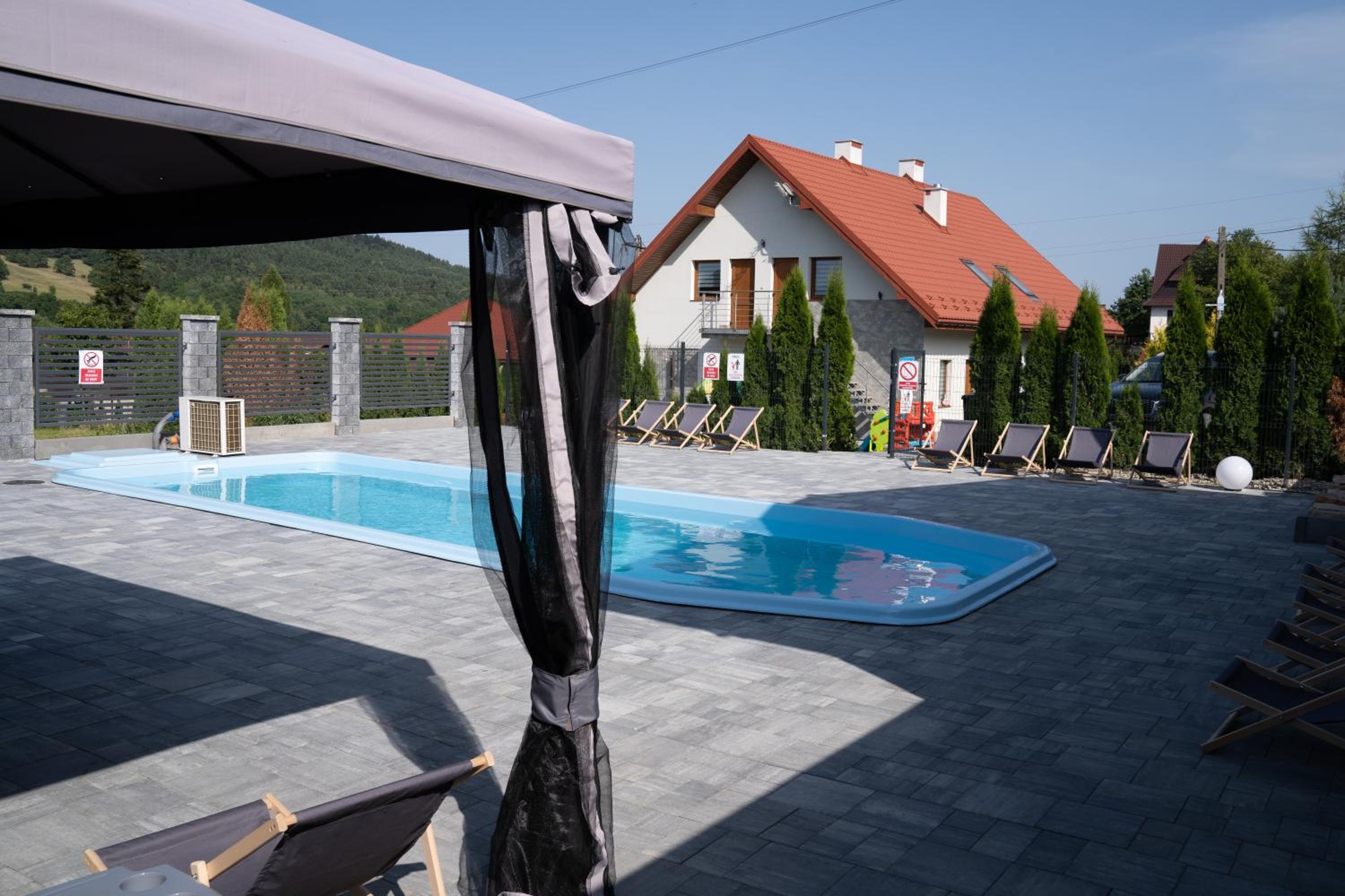 outdoor BBQ area