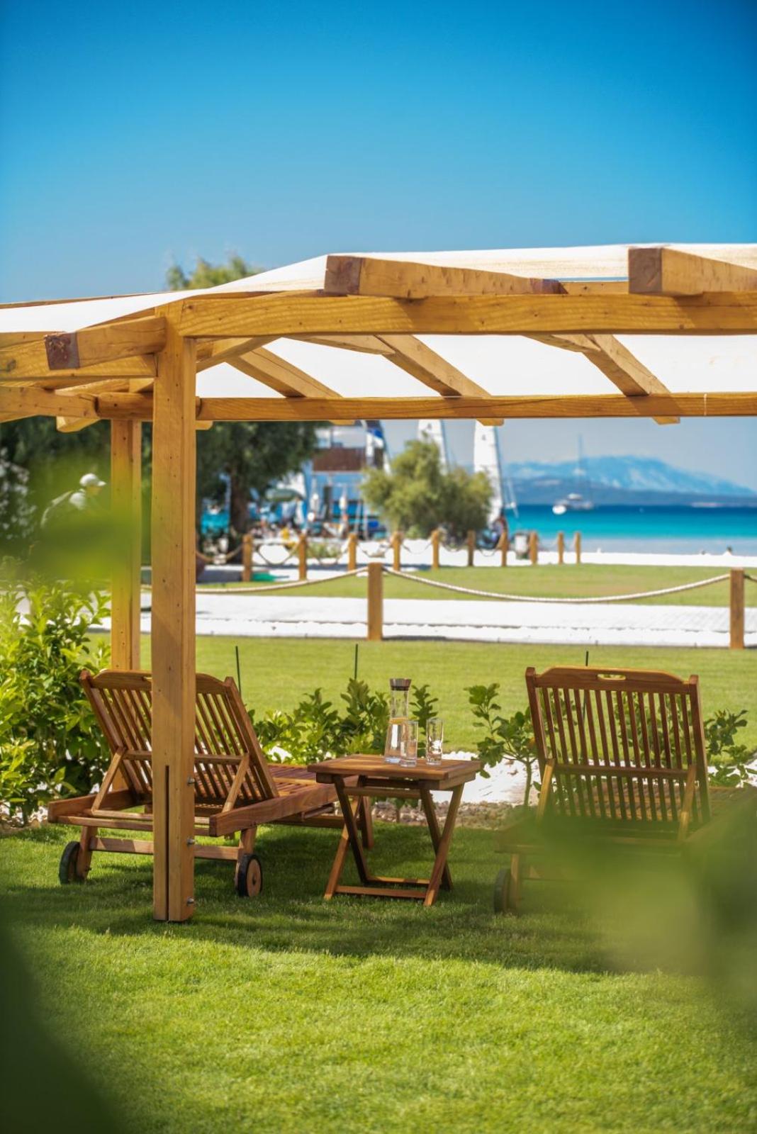 outdoor BBQ area