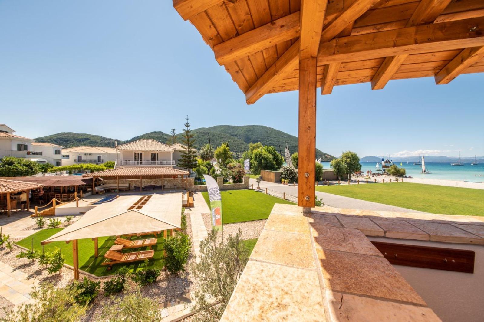 outdoor BBQ area