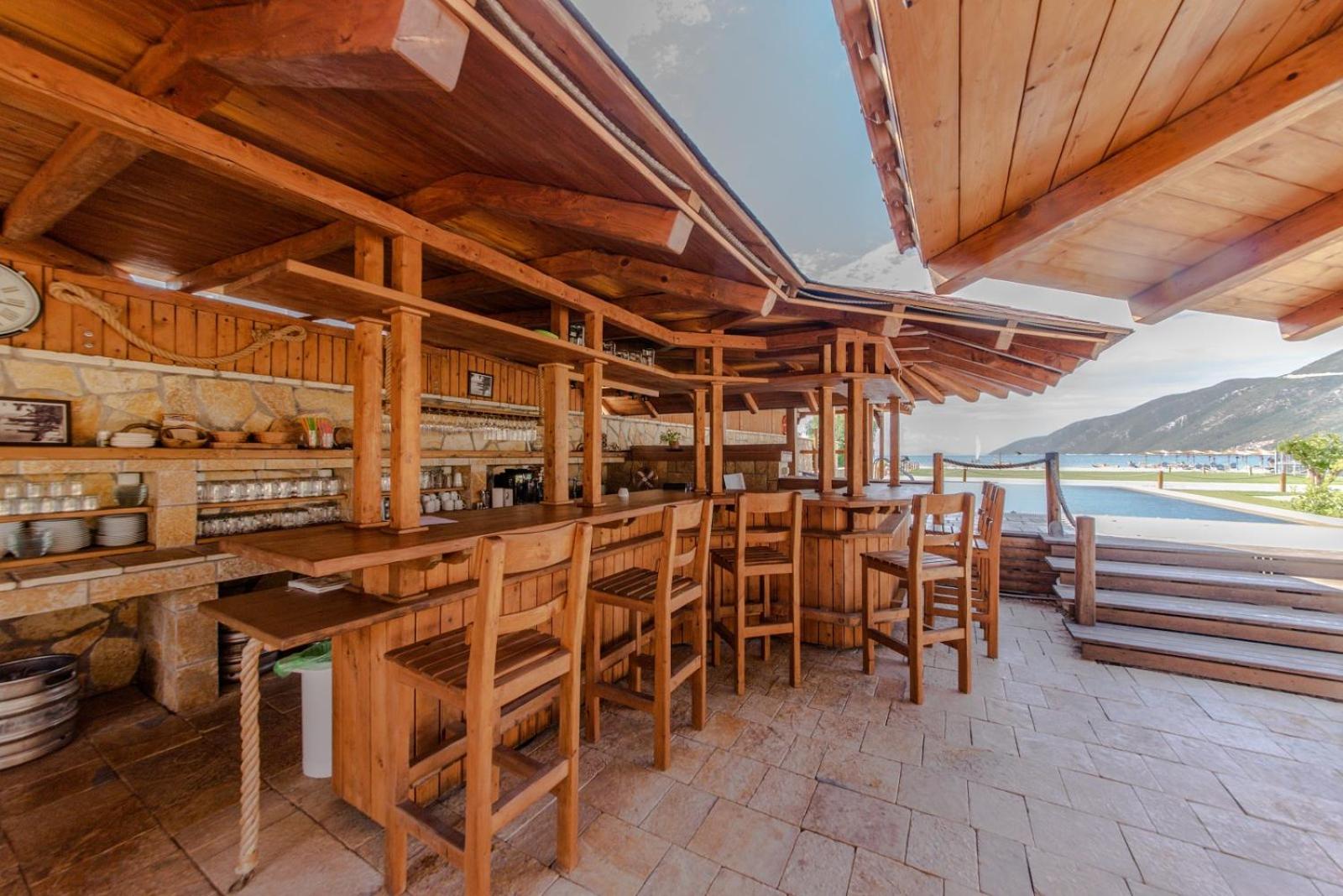 outdoor BBQ area