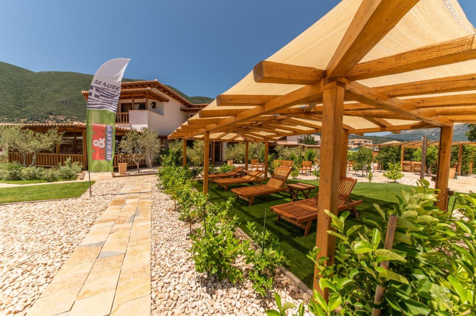 outdoor BBQ area