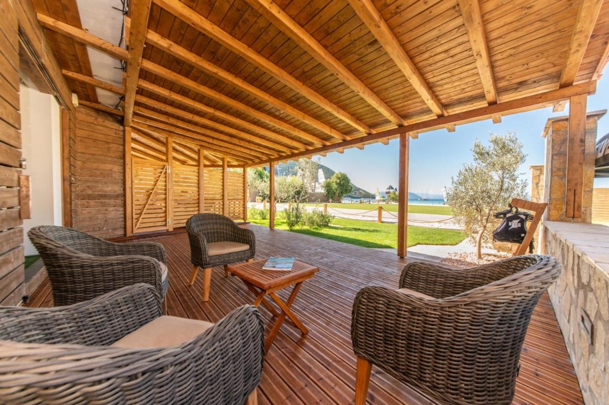 outdoor BBQ area