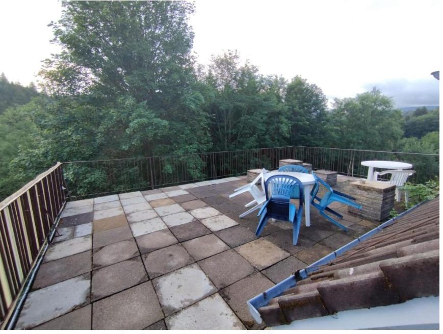 outdoor BBQ area