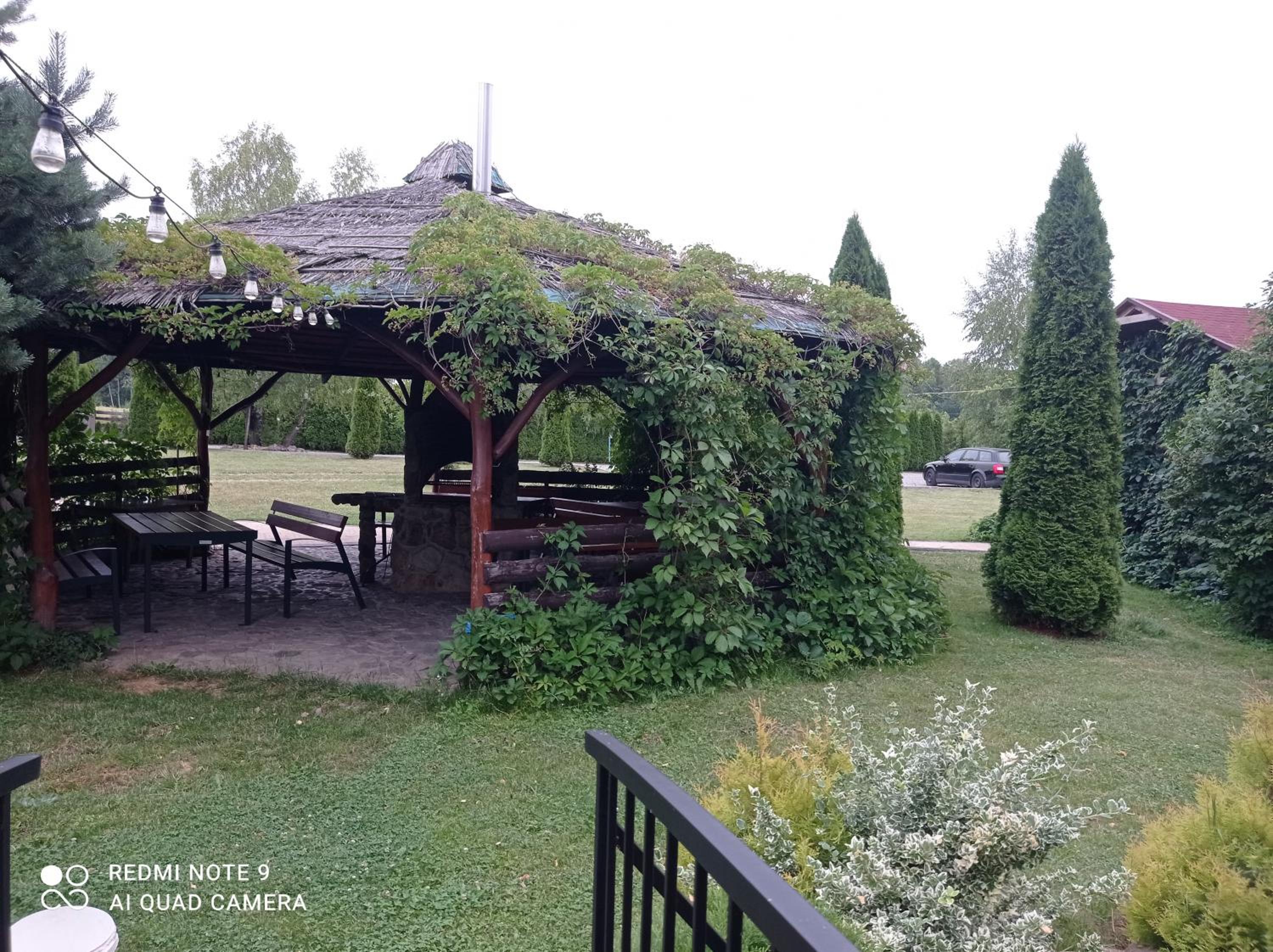 outdoor BBQ area