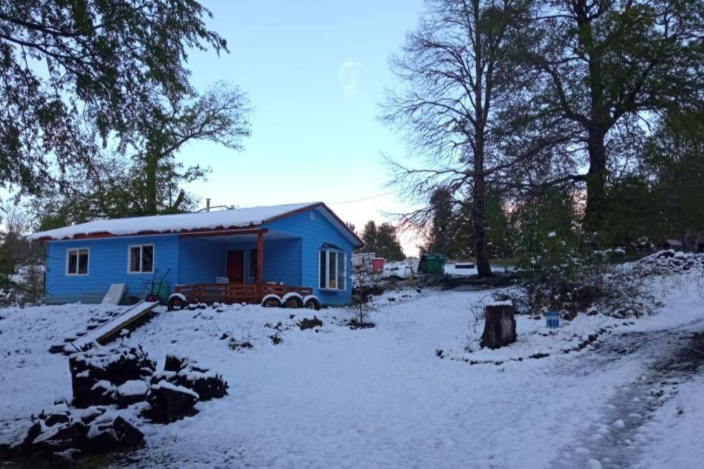 Casa Azul Conguillio cabaña