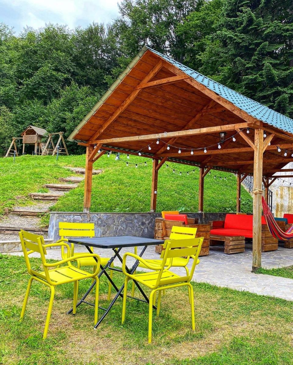 outdoor BBQ area