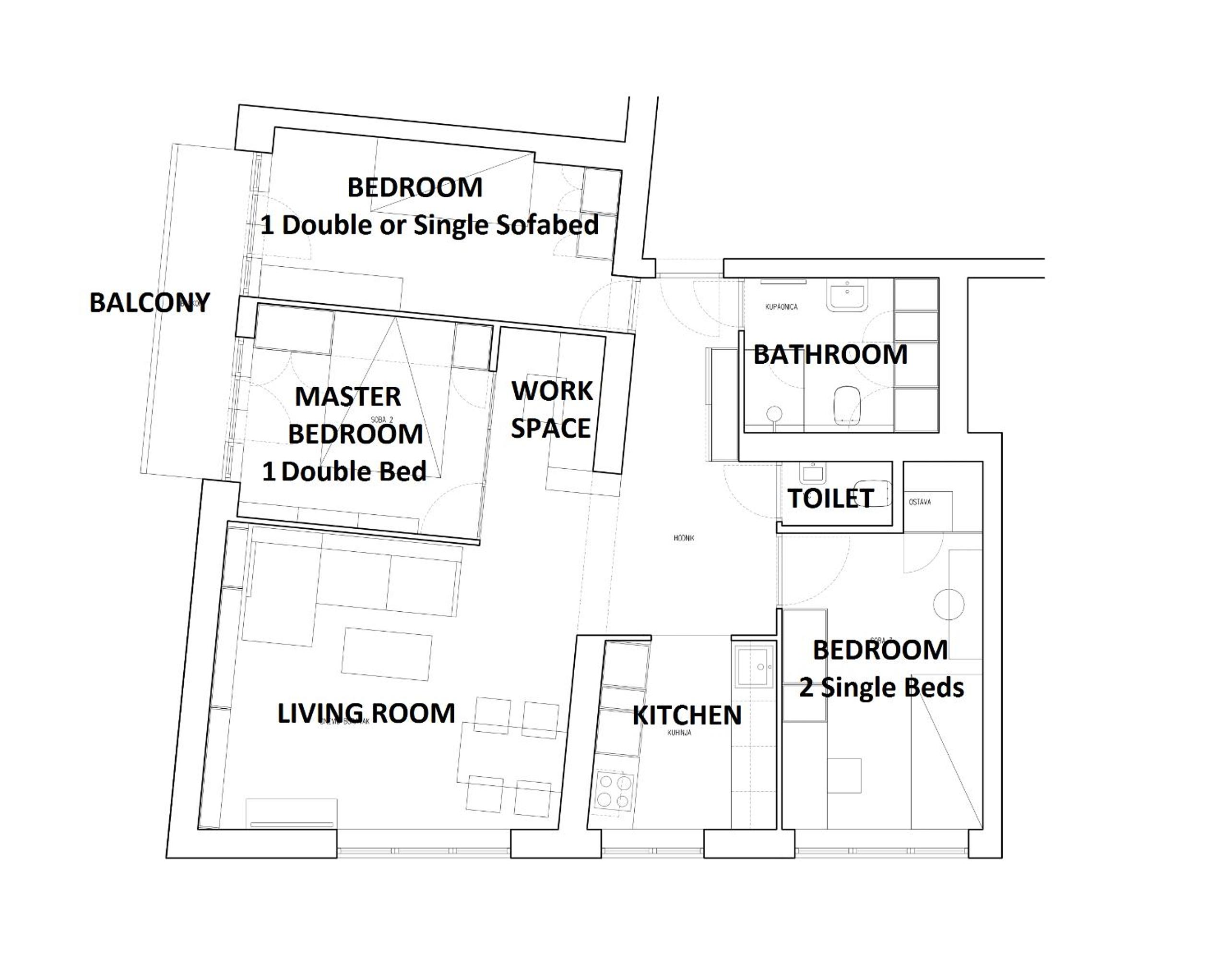 Poet's Street Apartment view 2