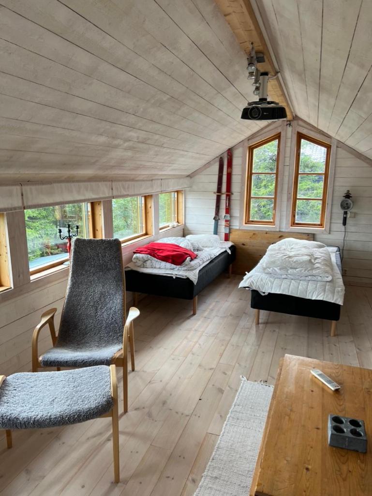 Mysig fjällstuga med direktanslutning till fjället