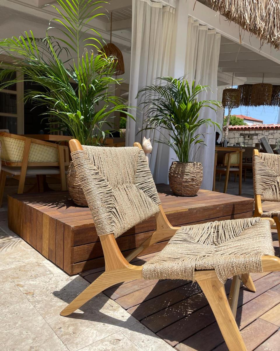 outdoor BBQ area
