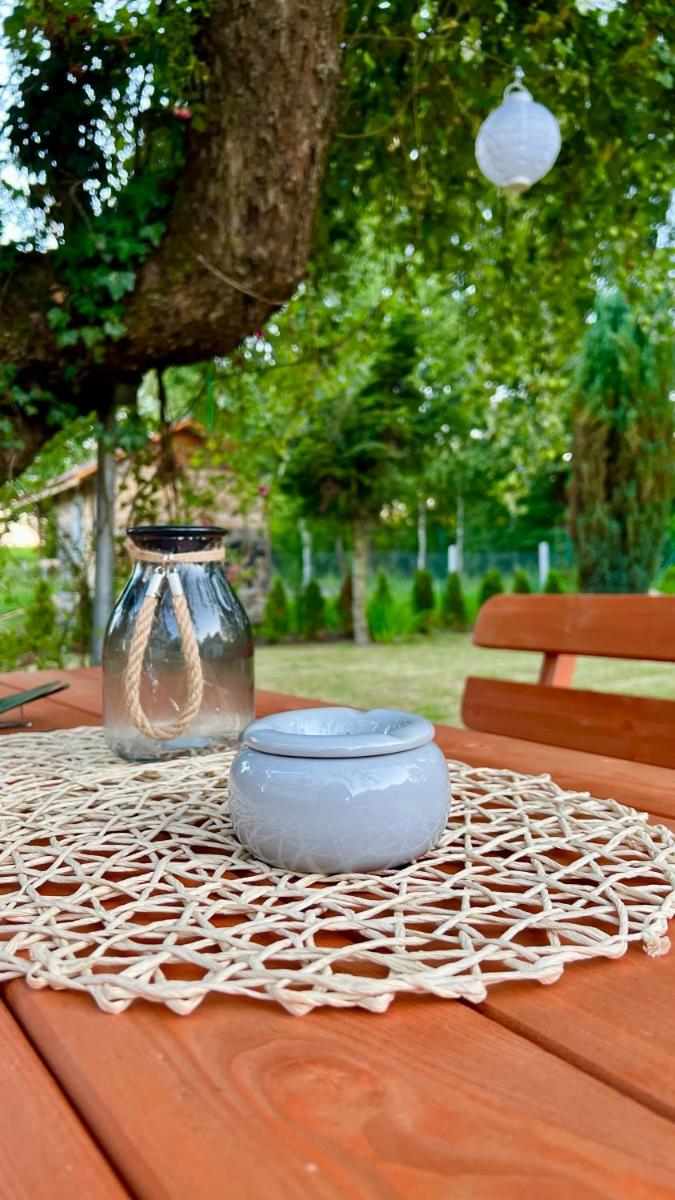 outdoor BBQ area