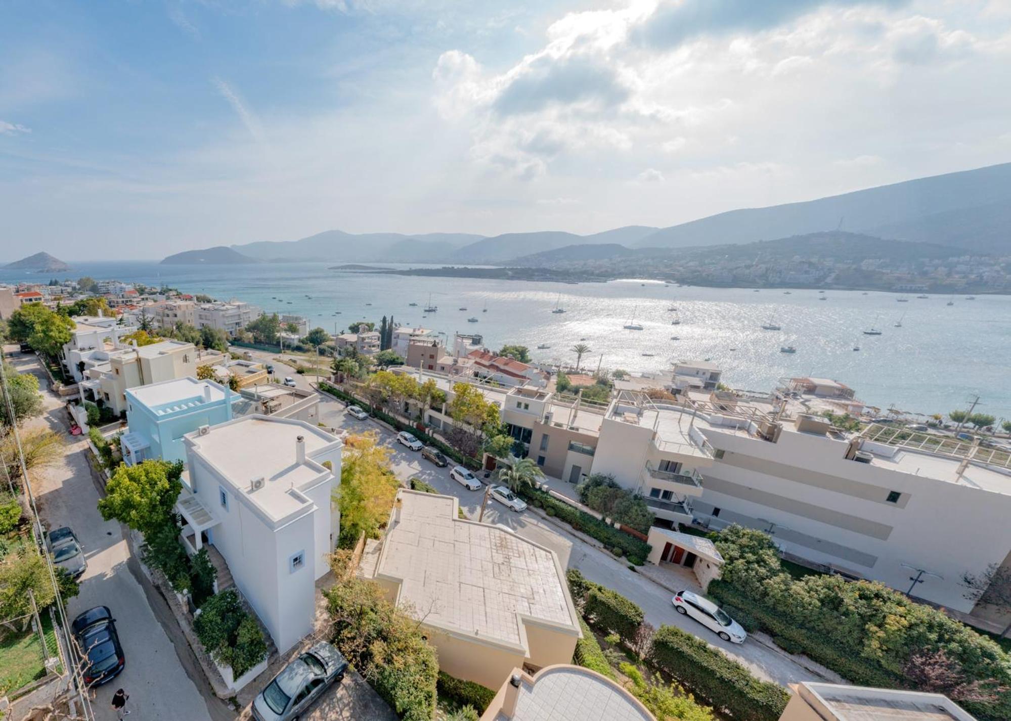 Porto sea view house - 15min from Athens airport - AC - WIFI - PARKING