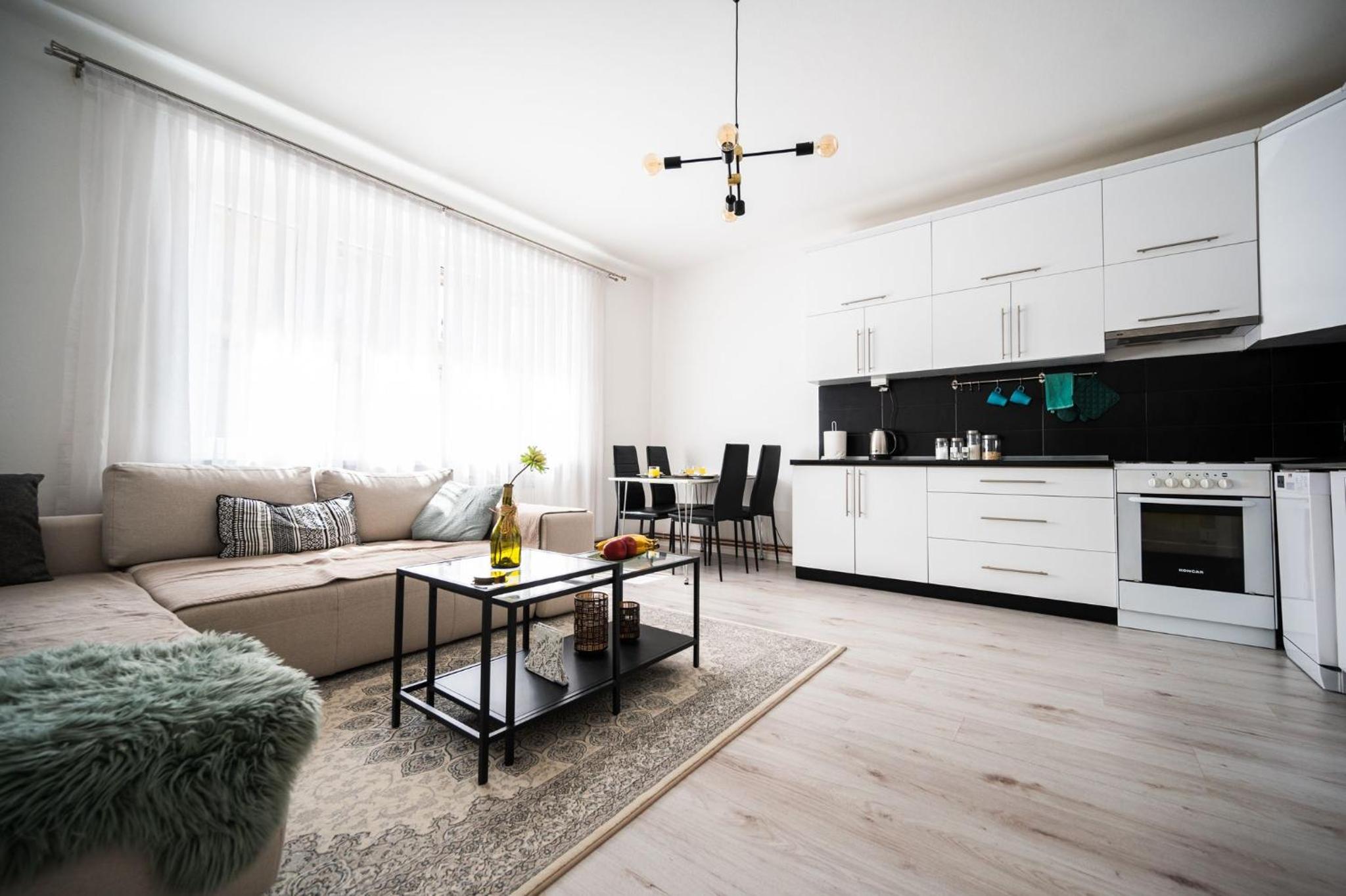 Modern 1BDR Apartment near City Center