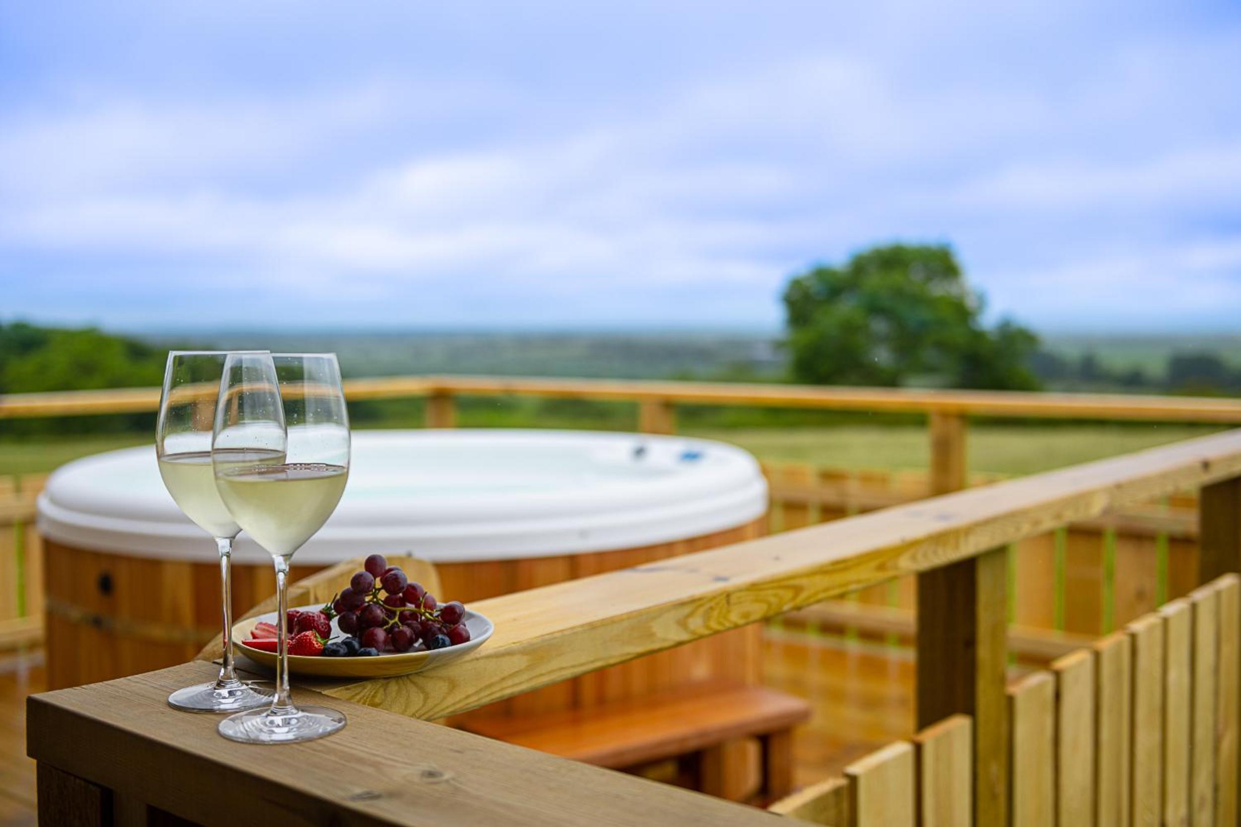 Luxury Log Cabin with a Hot Tub view 3